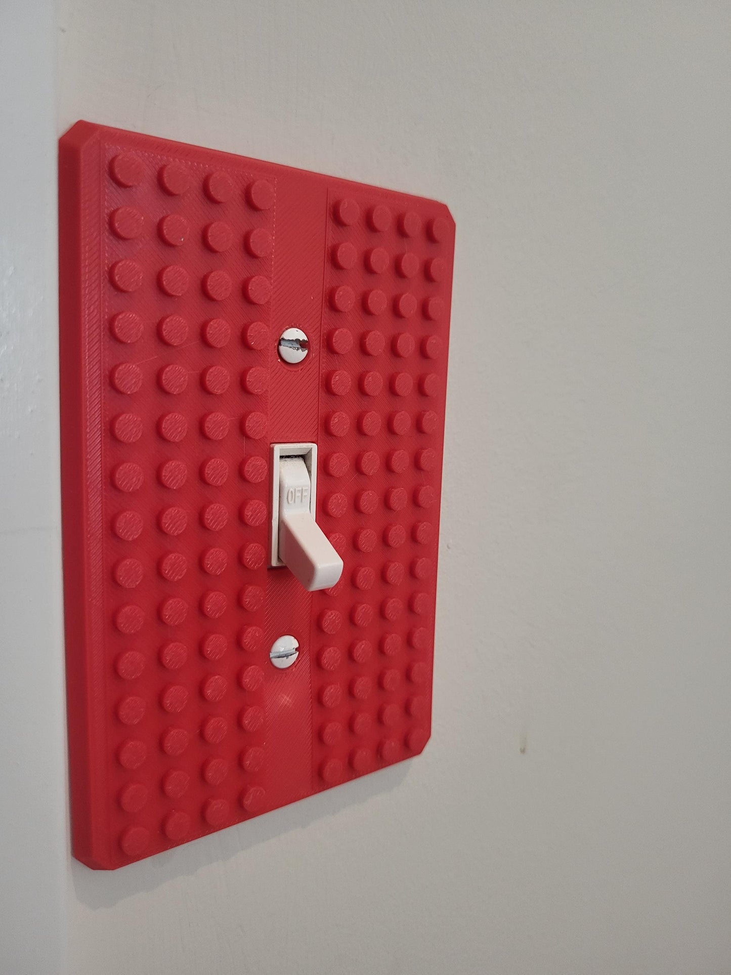Light Switch Cover Compatible With Bricks For Kids Room, Fun and Custom Wall Plate Cover, Room and Home Decor, Unique Switch Plate Design