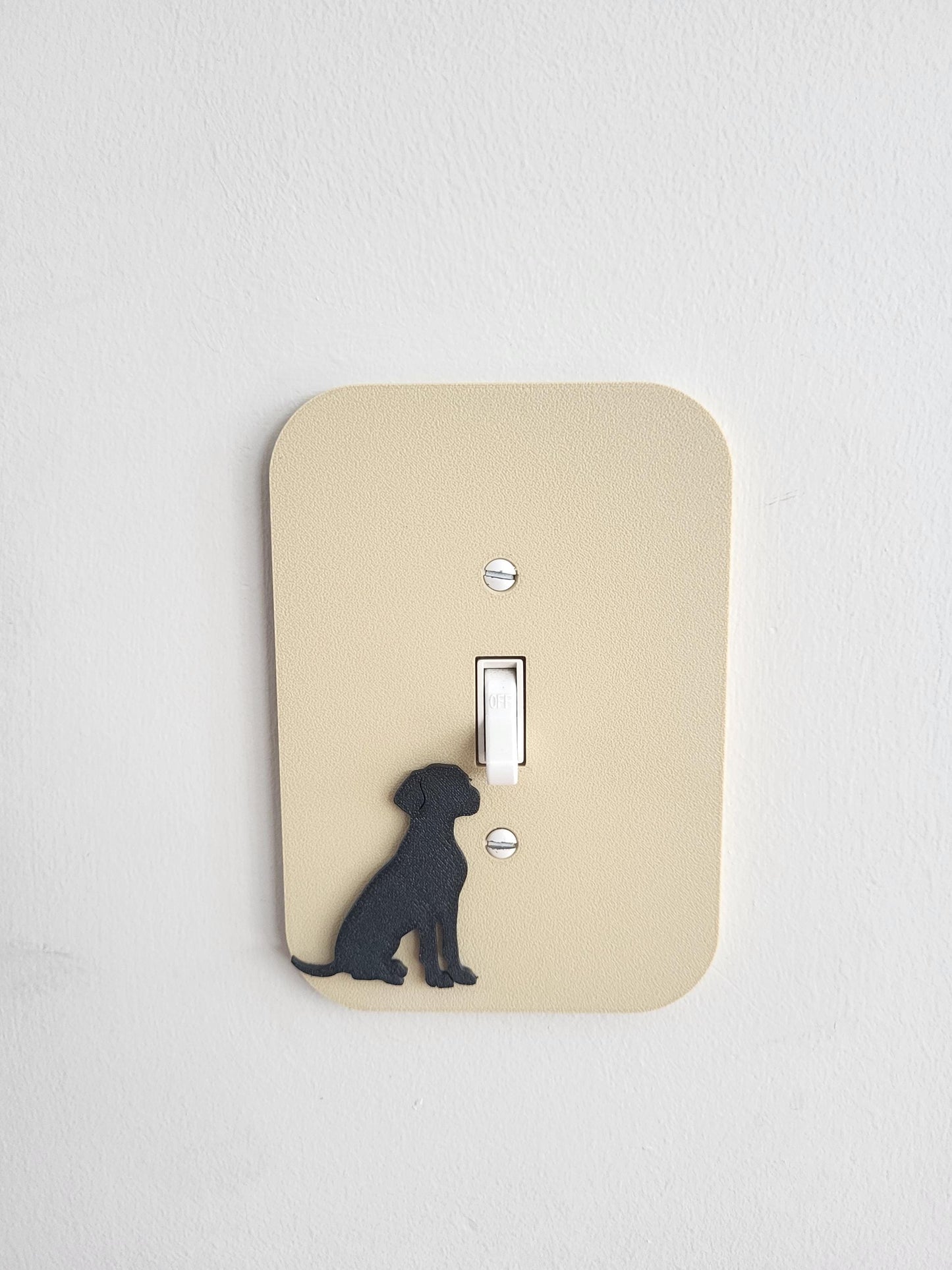 Light Switch Cover With Dalmatian Dog Accent, Wall Plate Cover, Mid Century Modern, Unique Switch Plate Design, Home Decor, Dog Light Switch