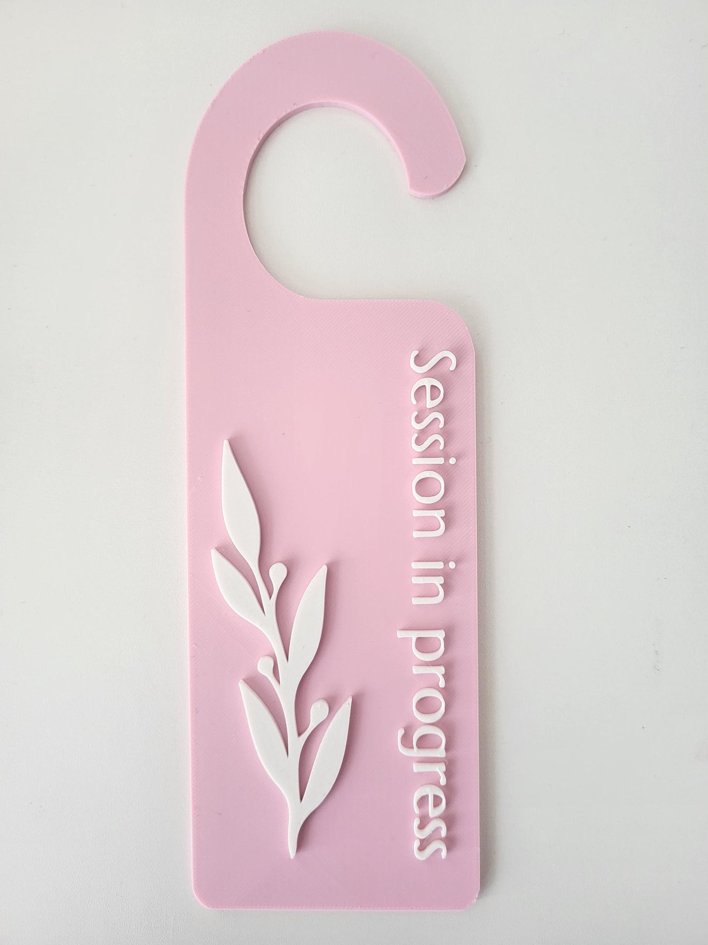 therapist door sign, salon sign, salon accessories, privacy sign, office door hanger, lash tech artist, in session sign, in session door sign, door sign, door hanger, door handle sign, do not disturb, beauty room decor, session in progress door knob sign