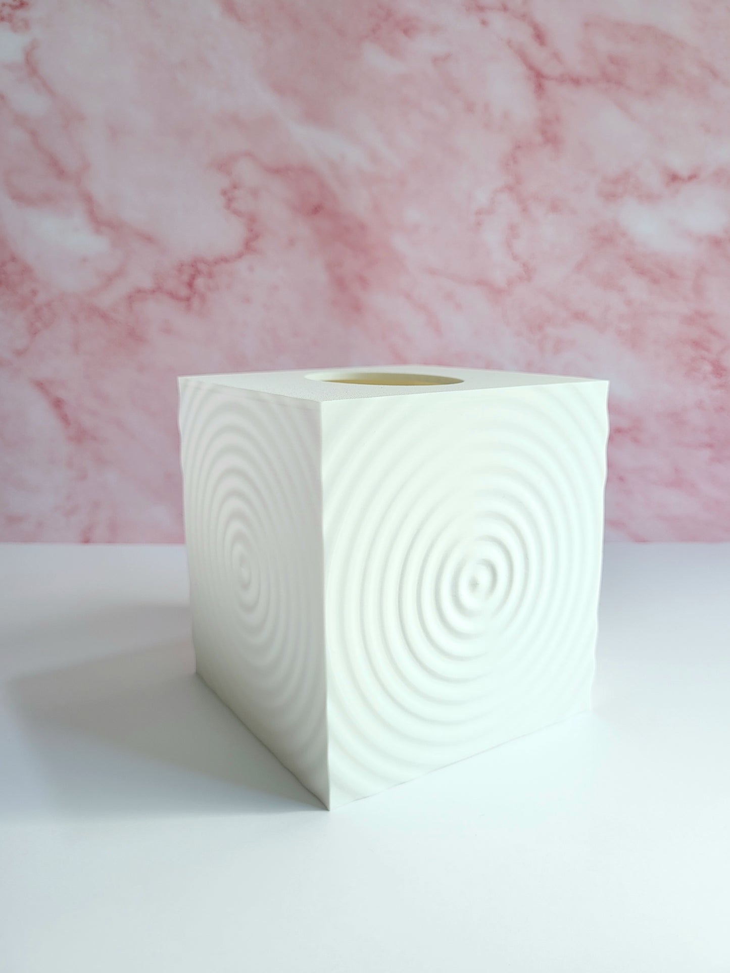 Ripple Effect Tissue Box Cover