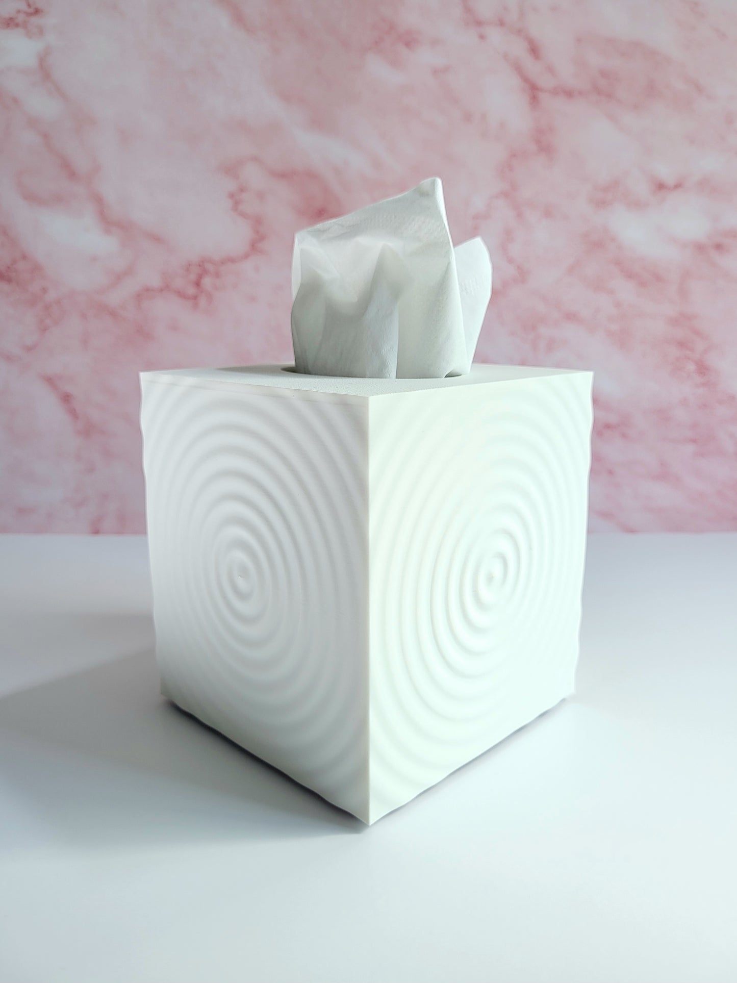 Ripple Effect Tissue Box Cover