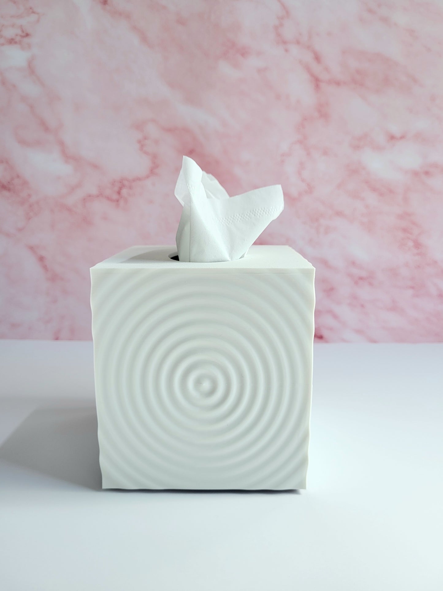 Ripple Effect Tissue Box Cover