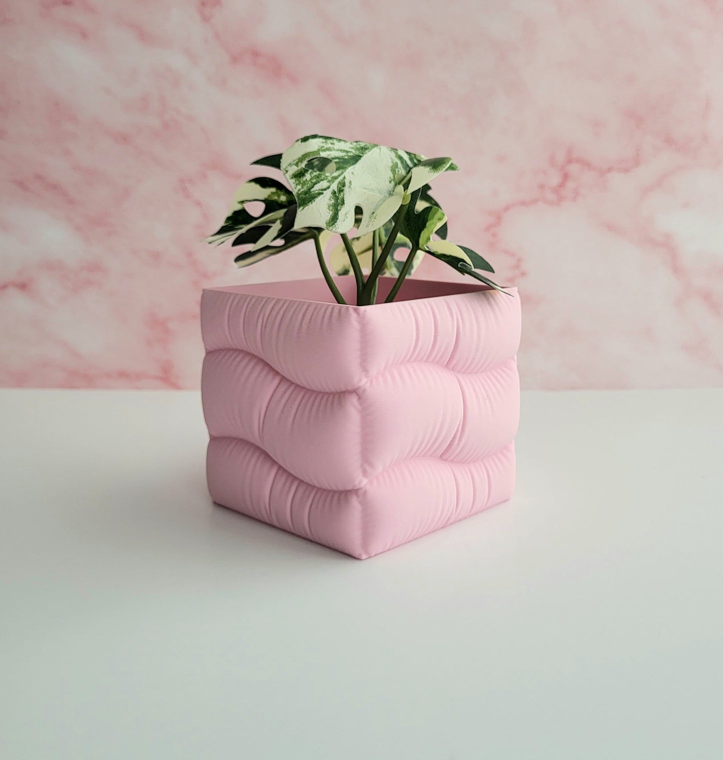 Square Wave Pillow Planter