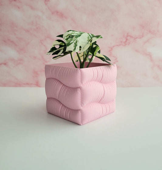Square Wave Pillow Planter