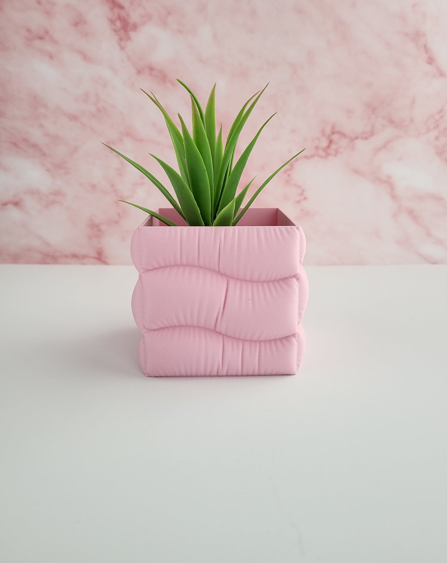 Square Wave Pillow Planter