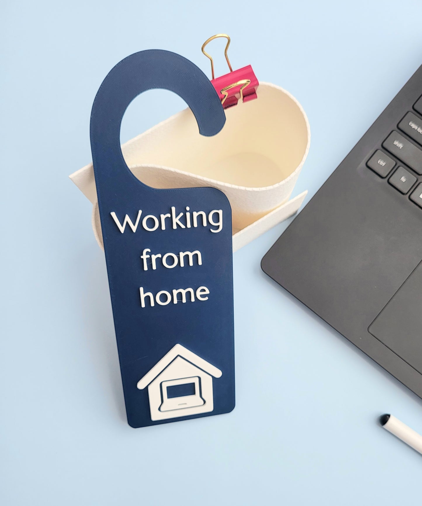Working From Home Door Hanger