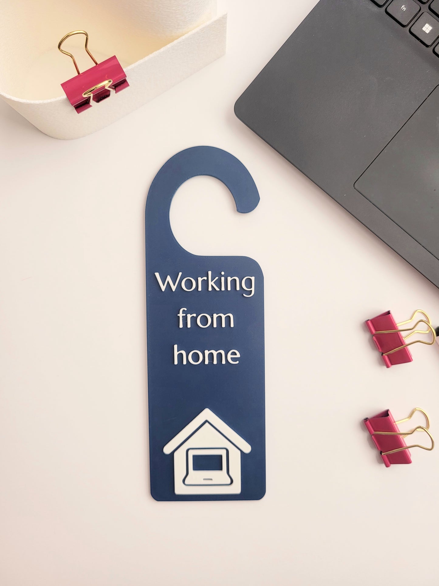 Working From Home Door Hanger