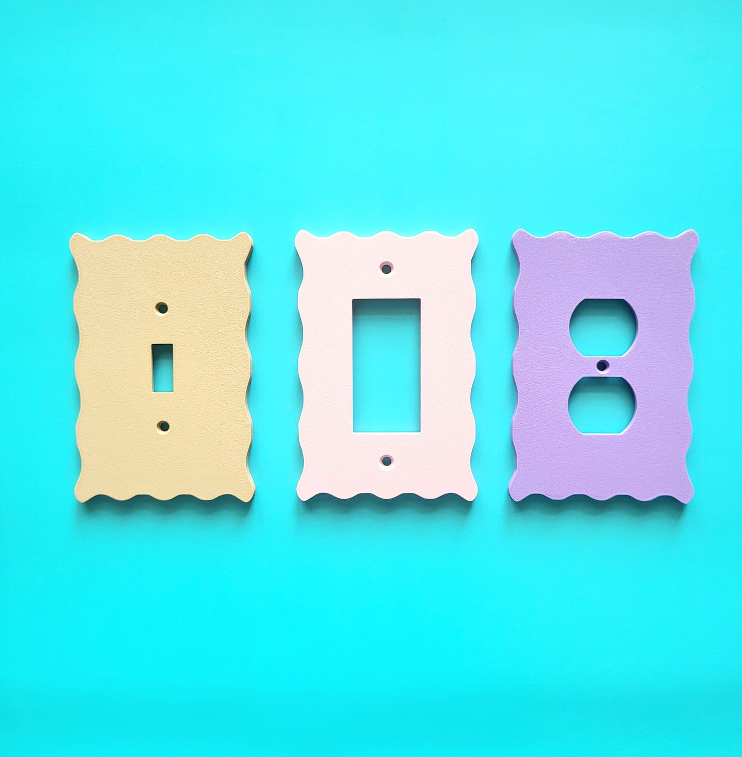 More Wavy Light Switch Cover
