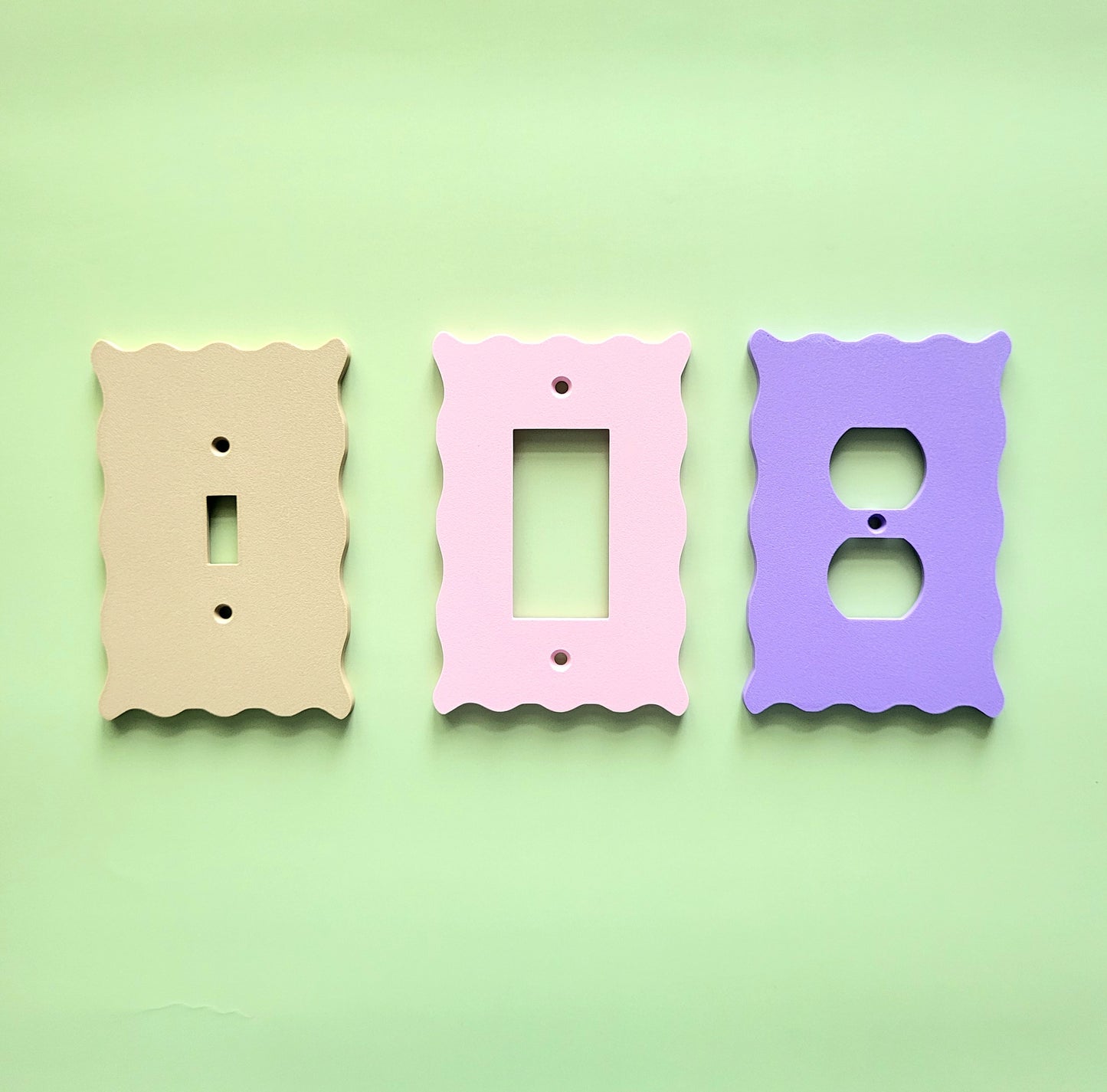 More Wavy Light Switch Cover