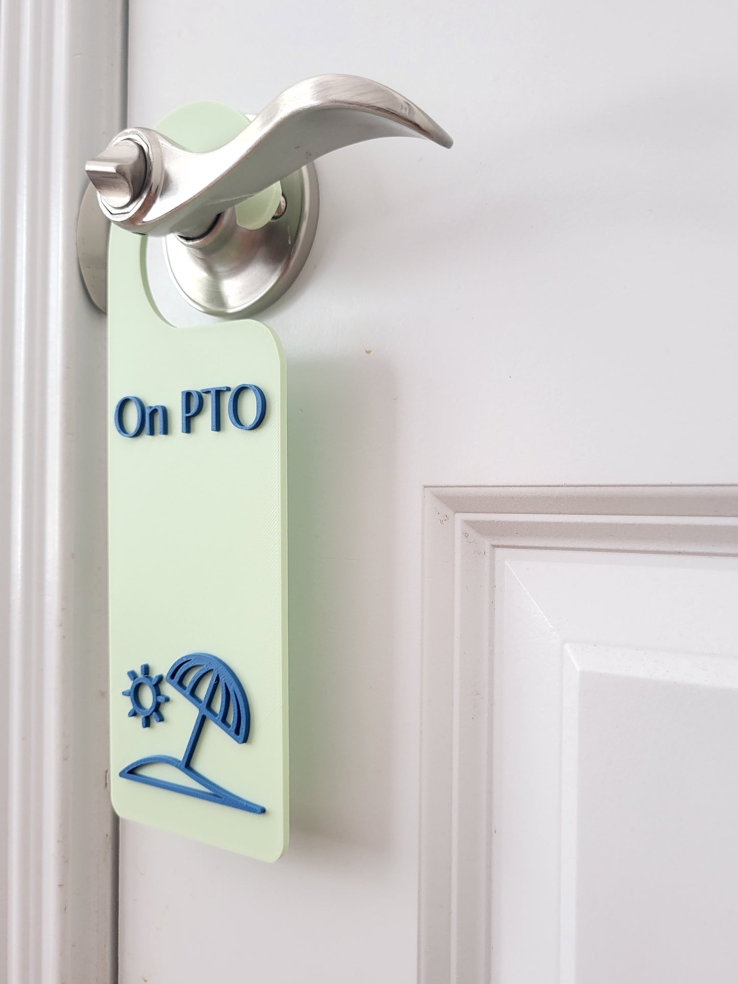 On PTO Door Sign