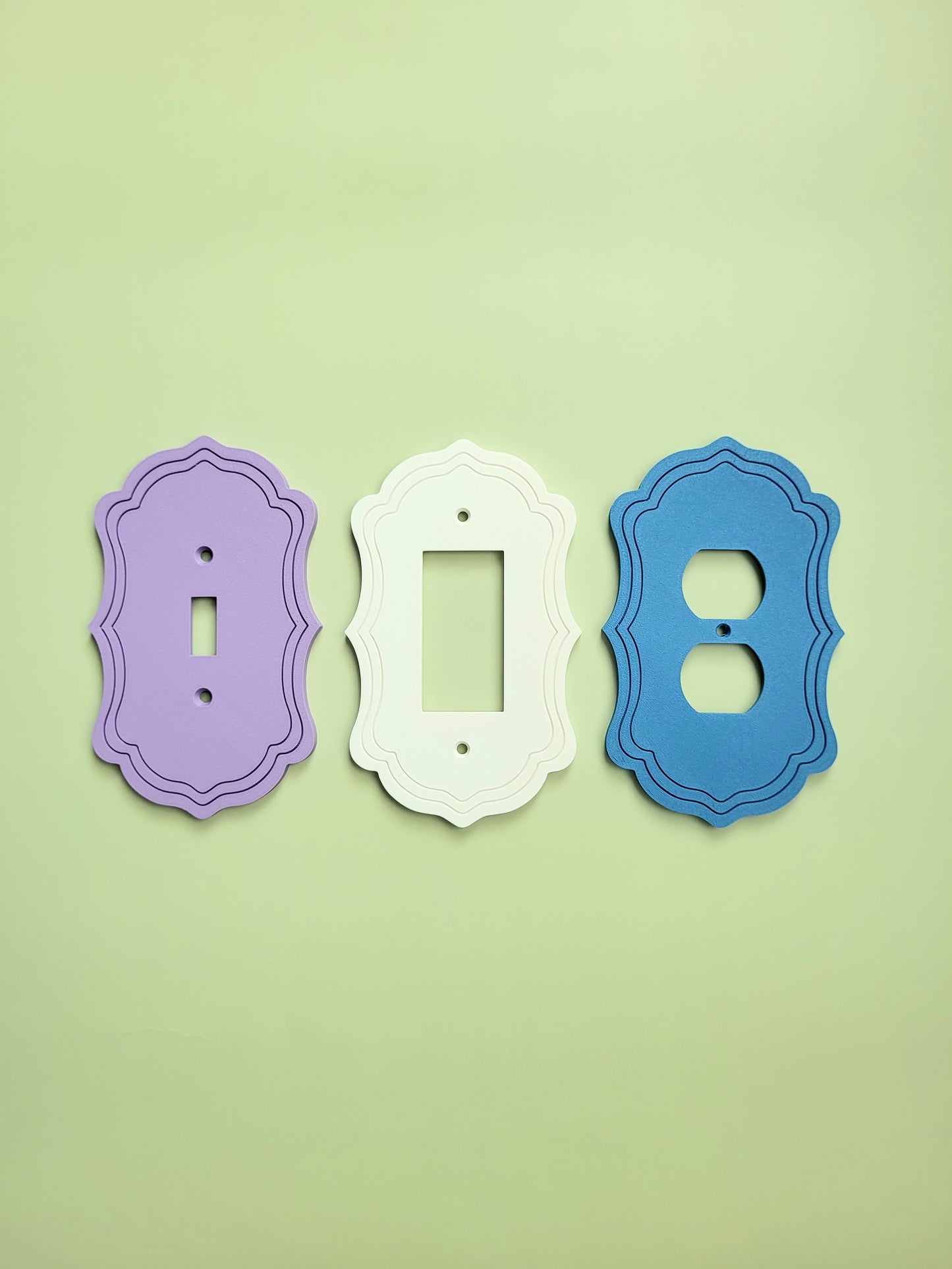 Slim Victorian Style Light Switch Cover