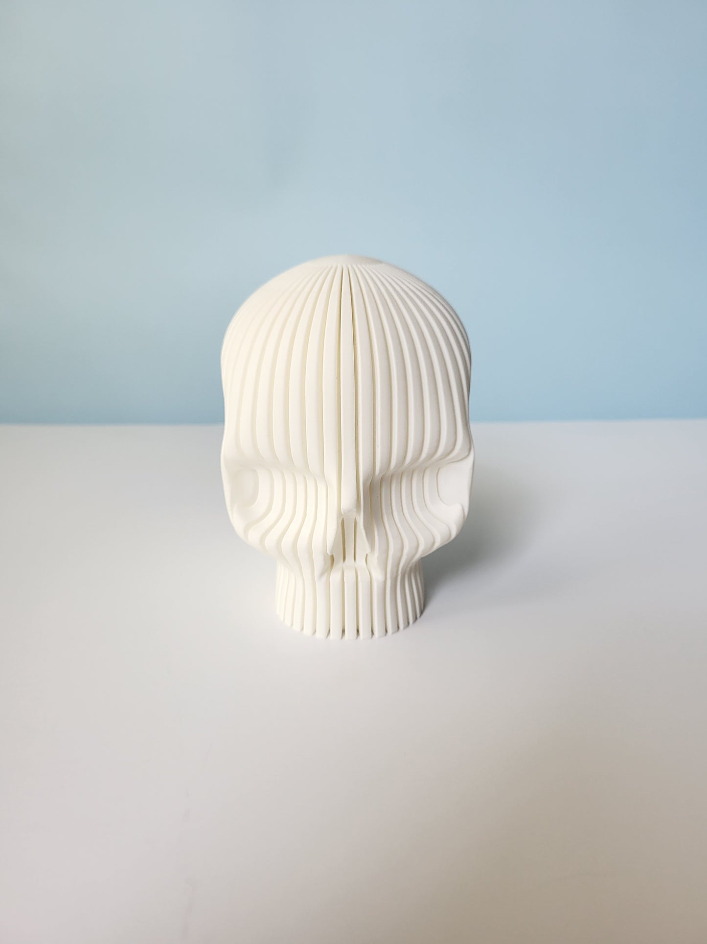 Halloween Skull LED Tea Light Candle Holder