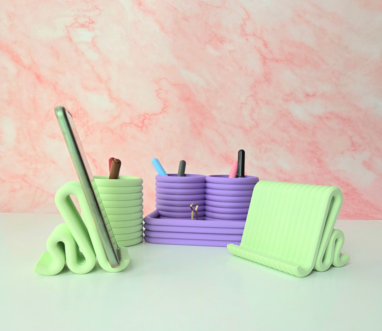 Phone Stand β Modern Minimalist Phone Holder for Desk | iPhone Stand | Office Decor & Desk Organization