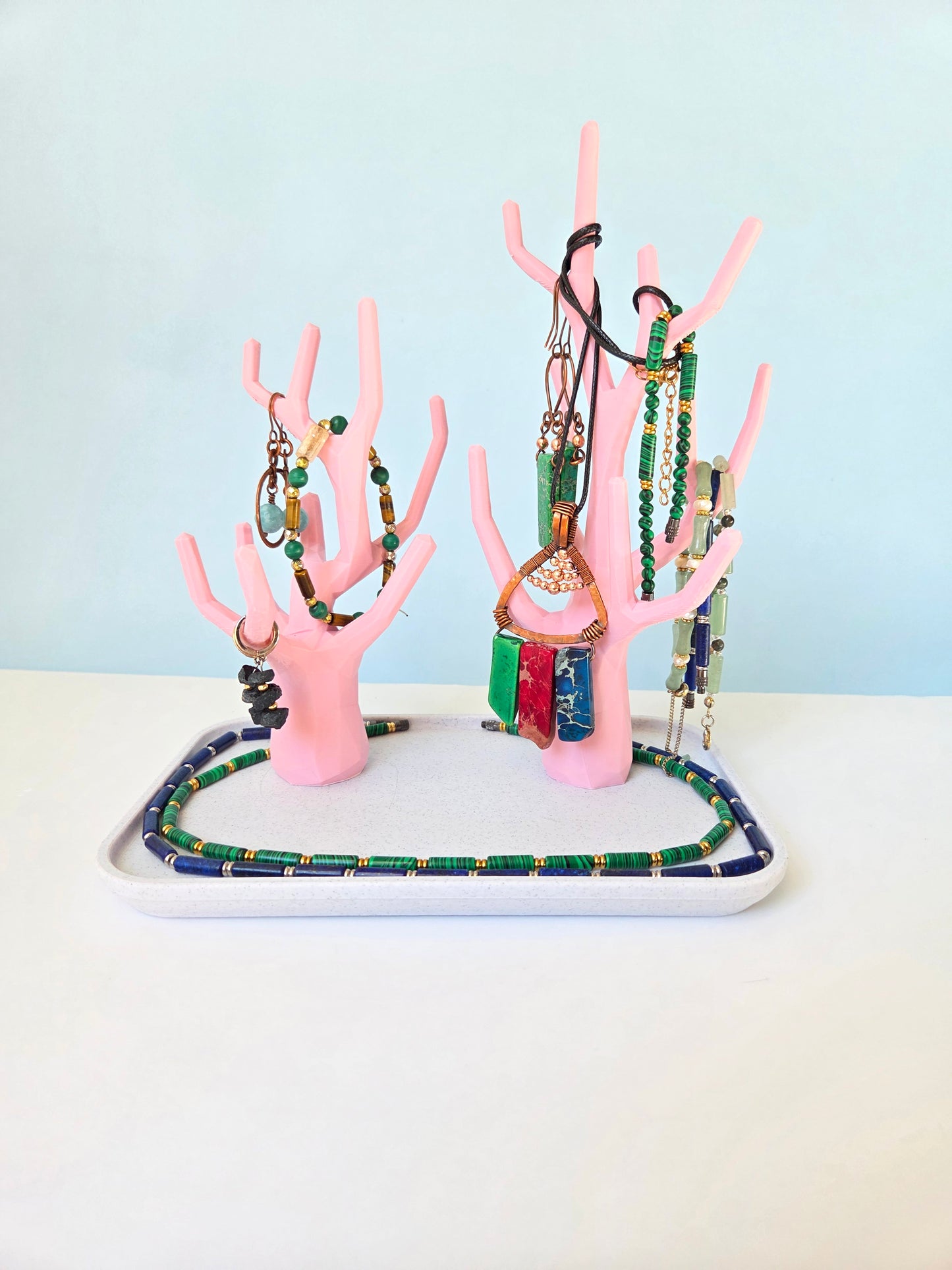 Jewelry Organizer with Rotating Tree