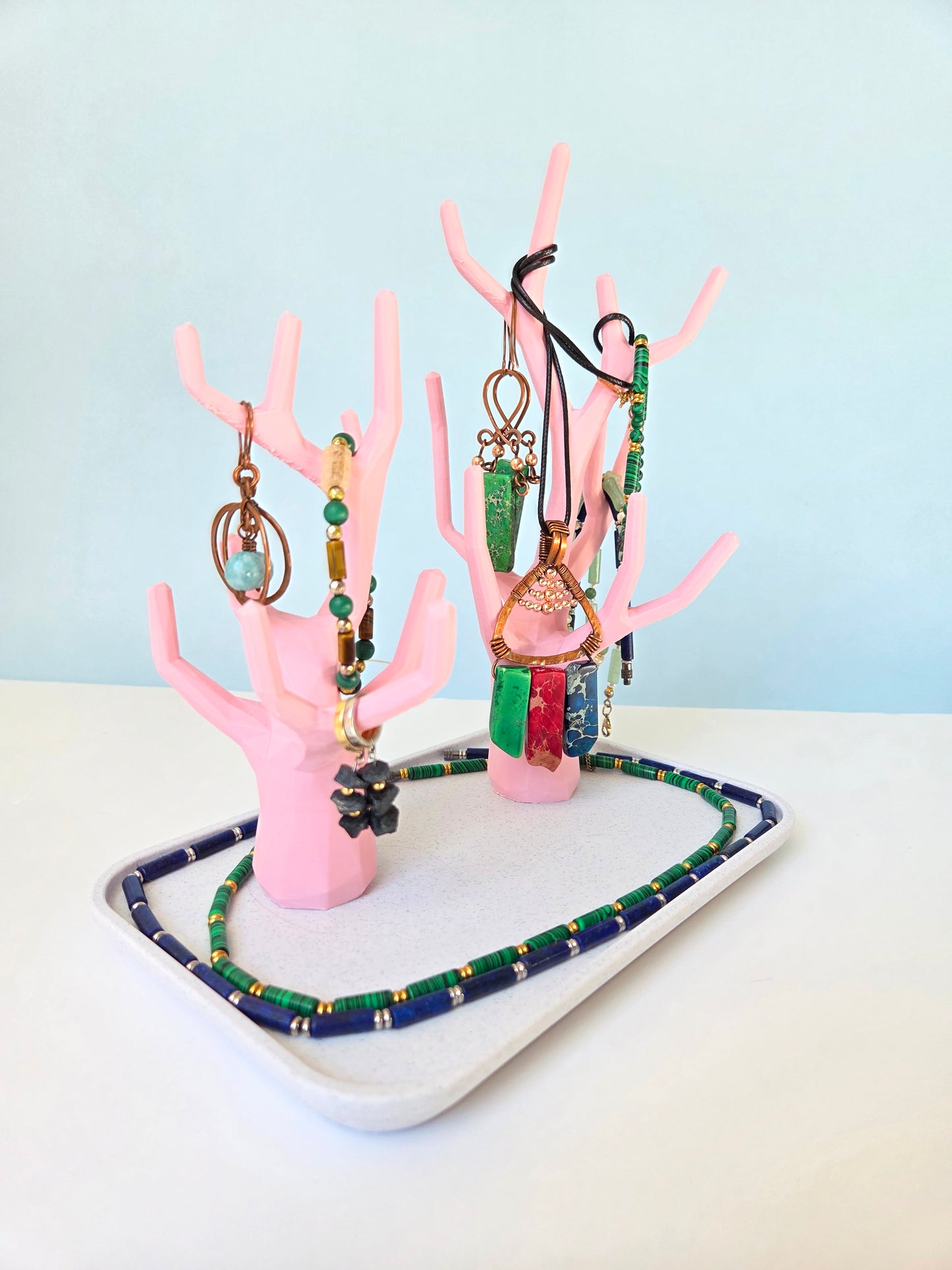 Jewelry Organizer with Rotating Tree
