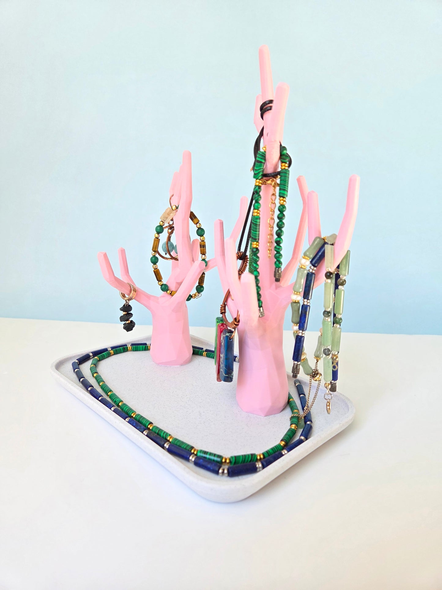 Jewelry Organizer with Rotating Tree