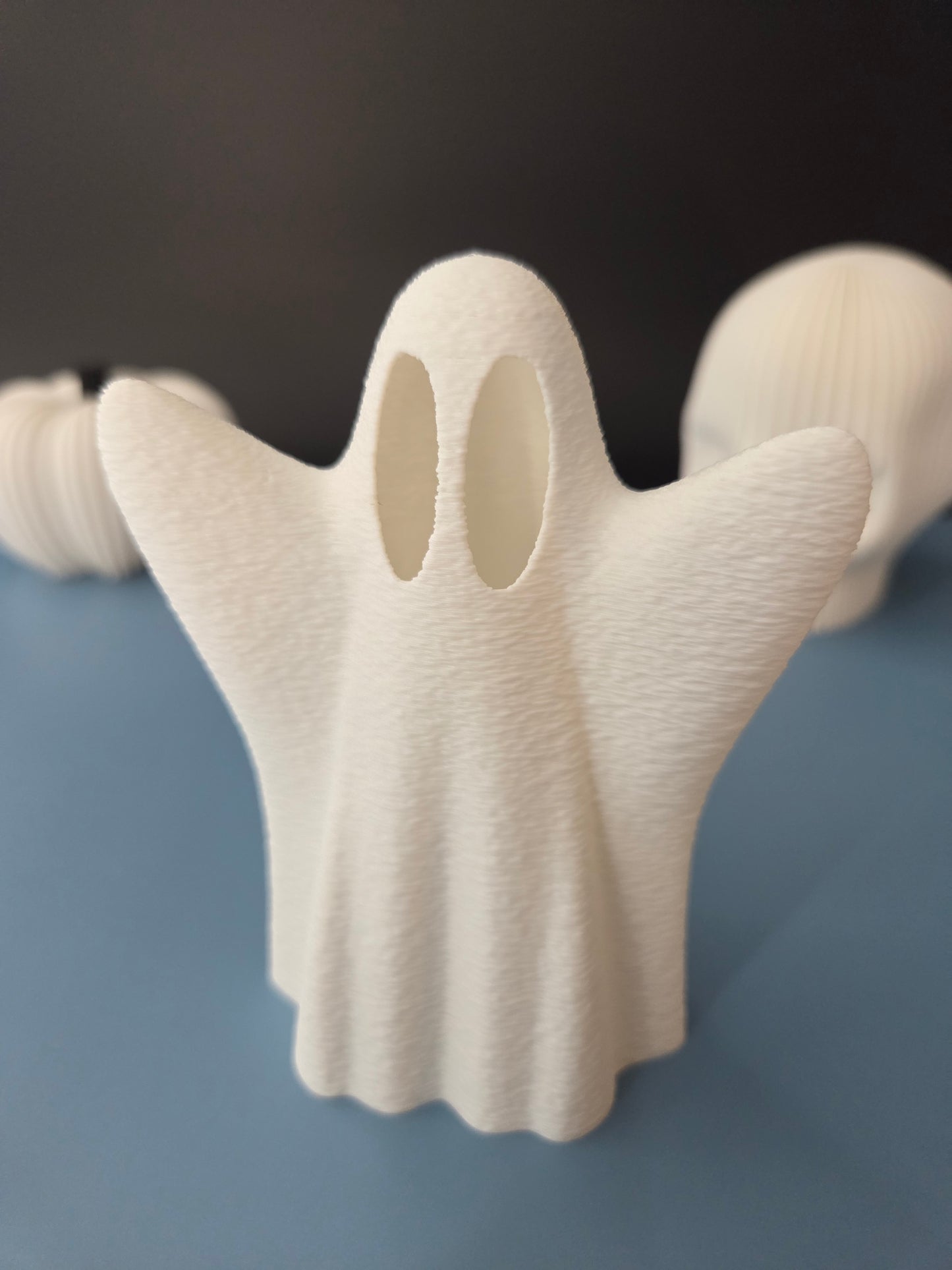 Set of 2 Halloween Ghost LED Tea Light Candle Holder