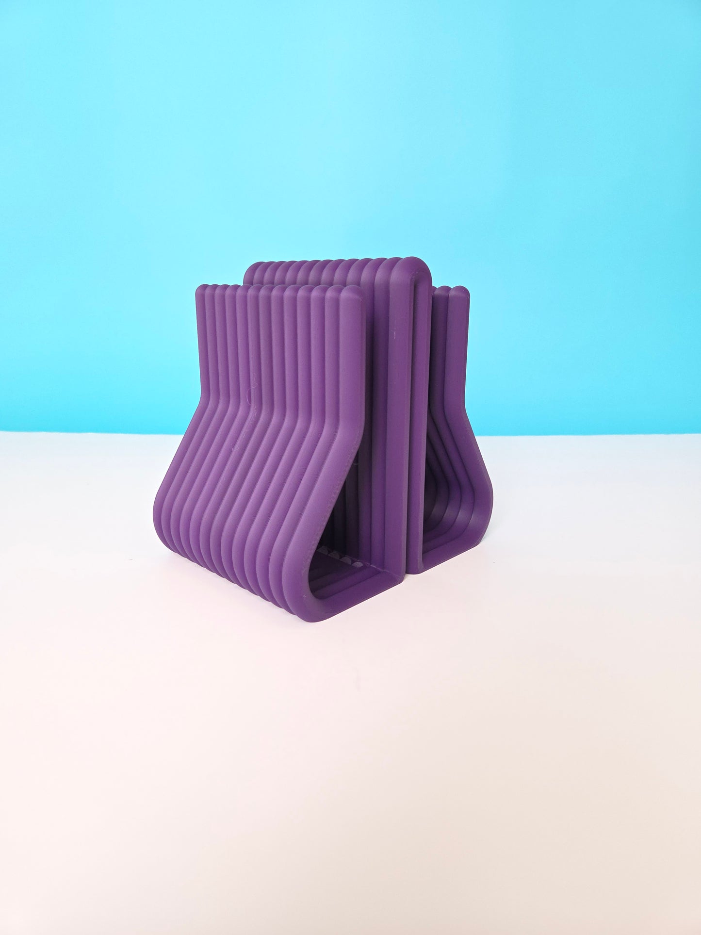 Dual Ribbed Vertical Laptop Stand
