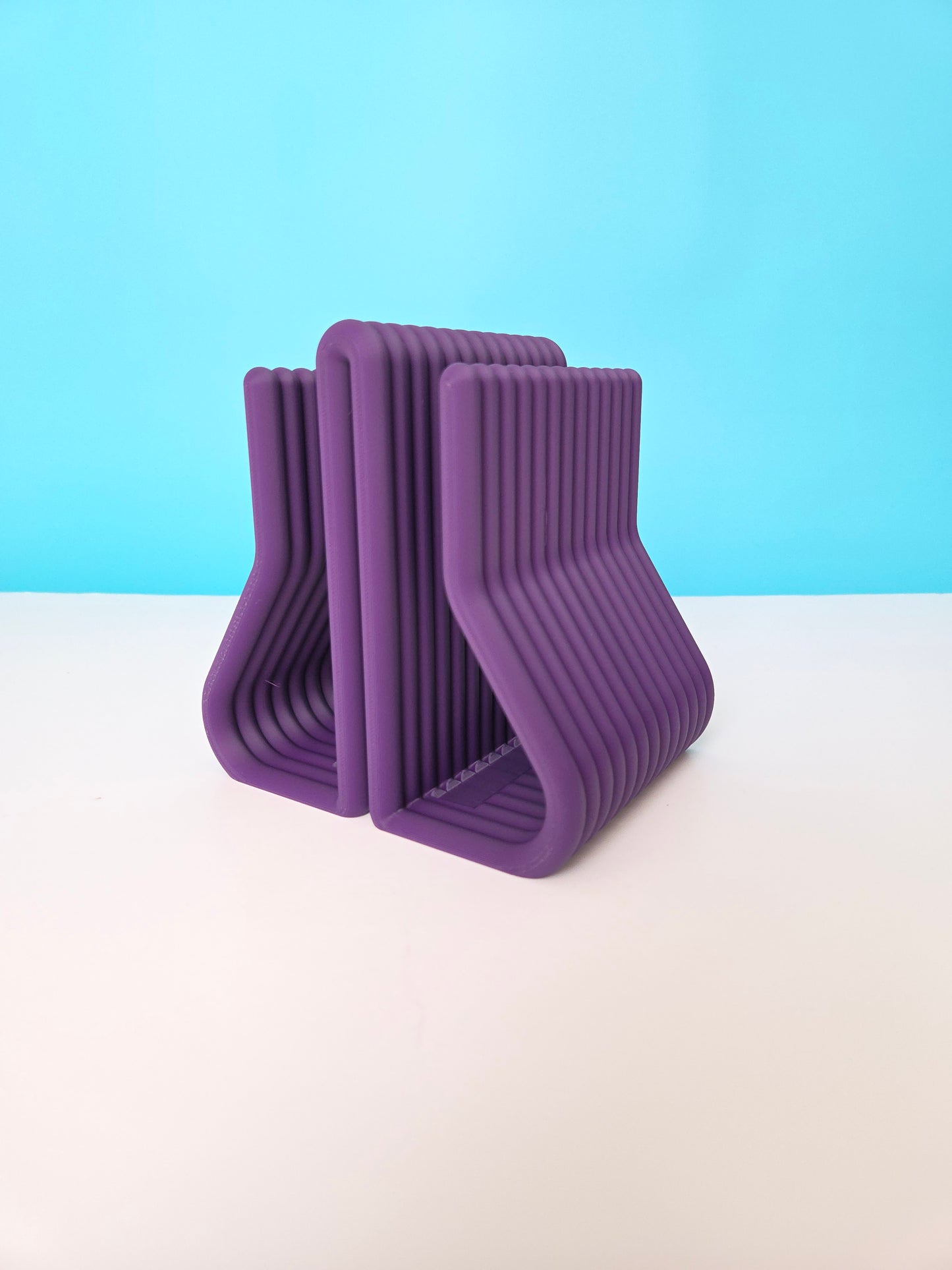 Dual Ribbed Vertical Laptop Stand
