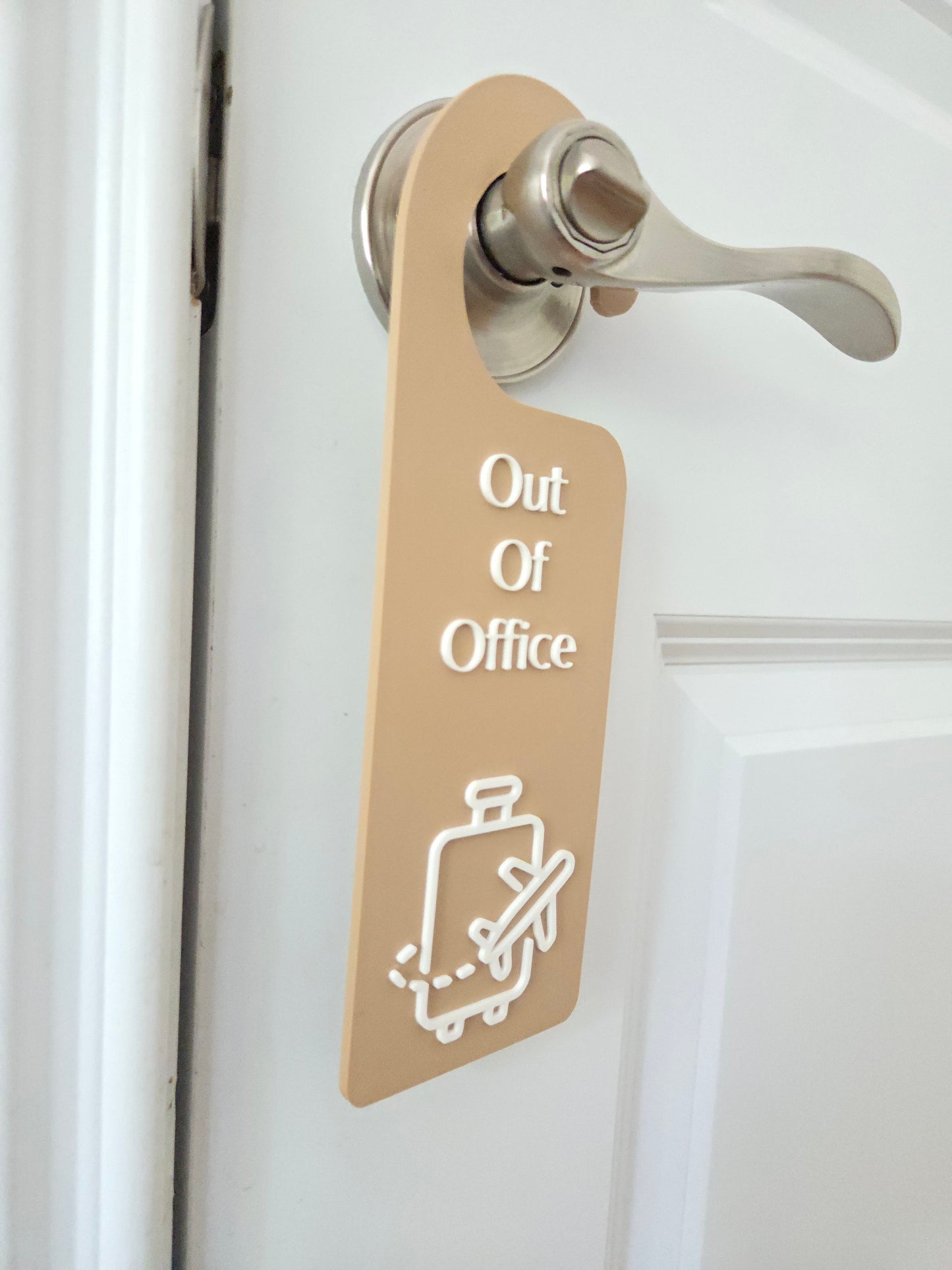 Out of Office Door Hanger