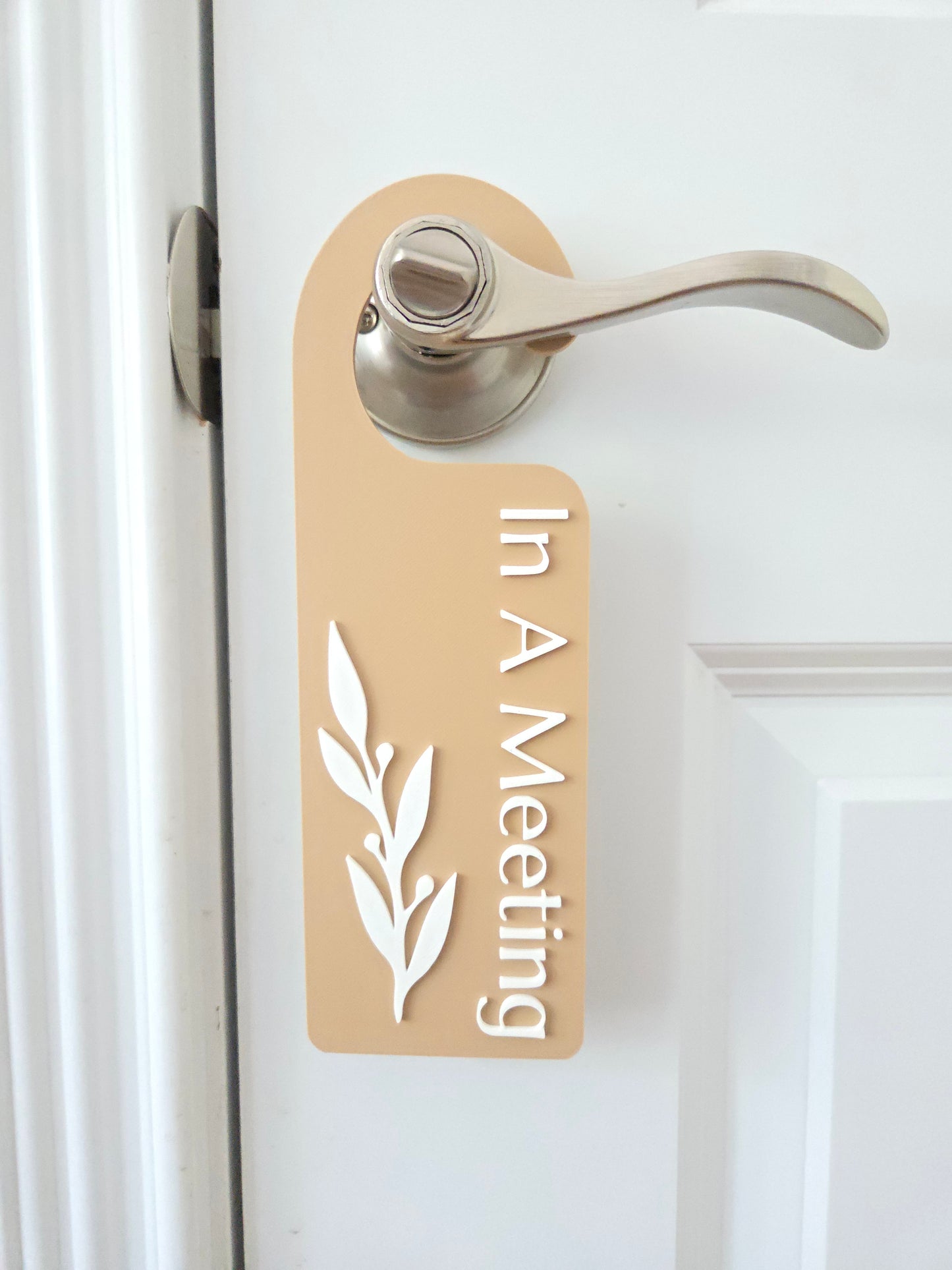 In A Meeting Door Hanger