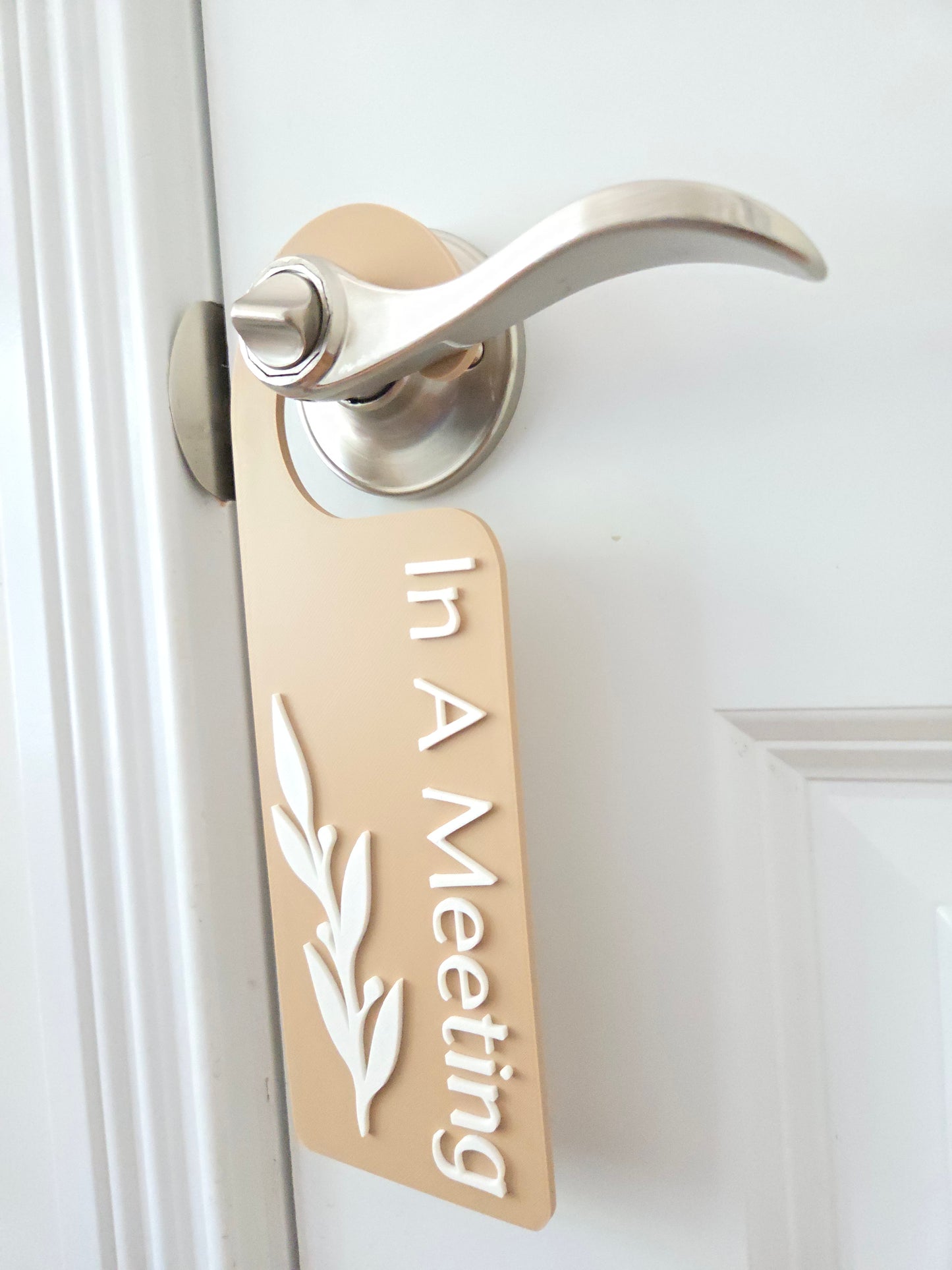 In A Meeting Door Hanger