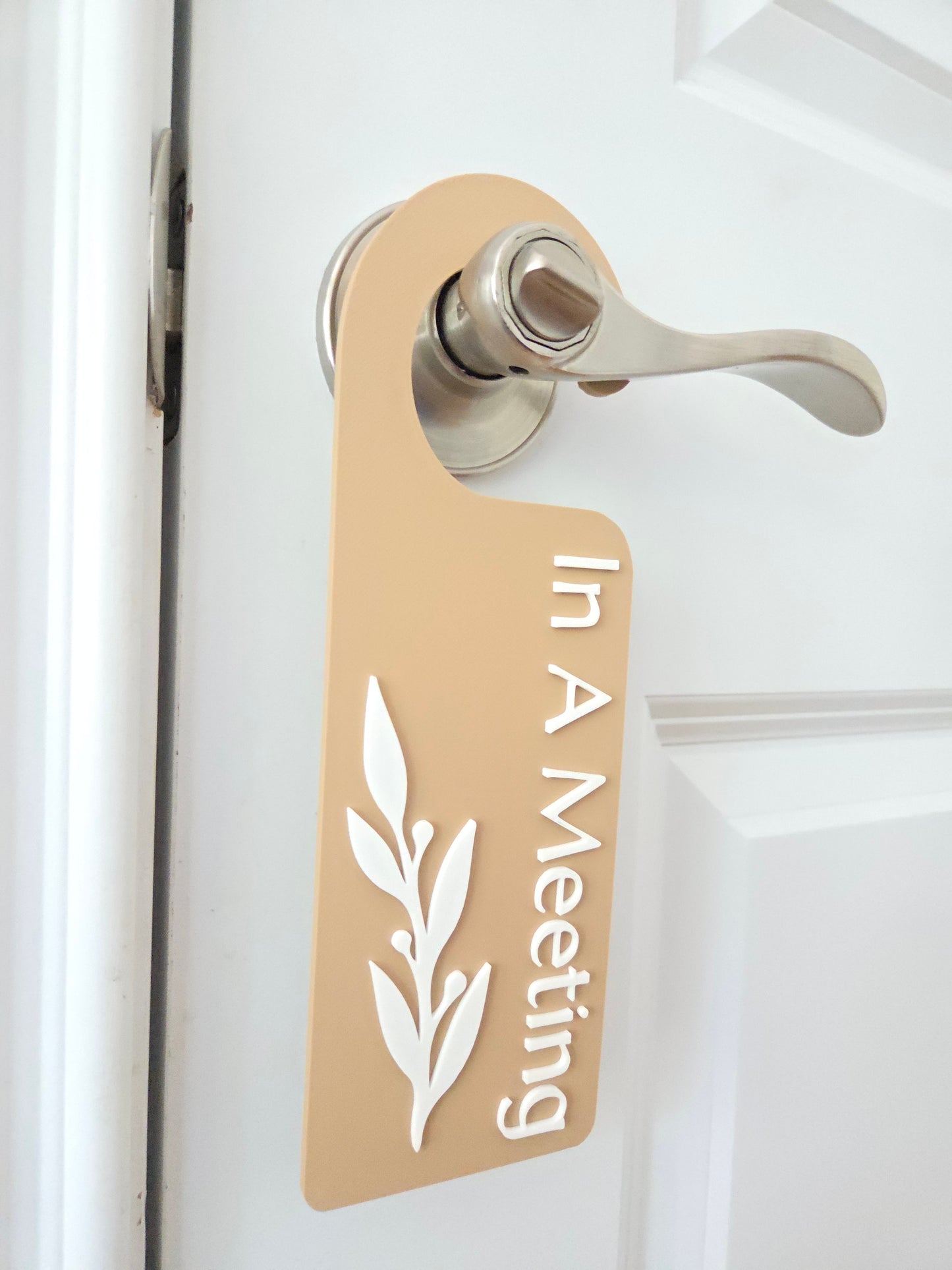 In A Meeting Door Hanger