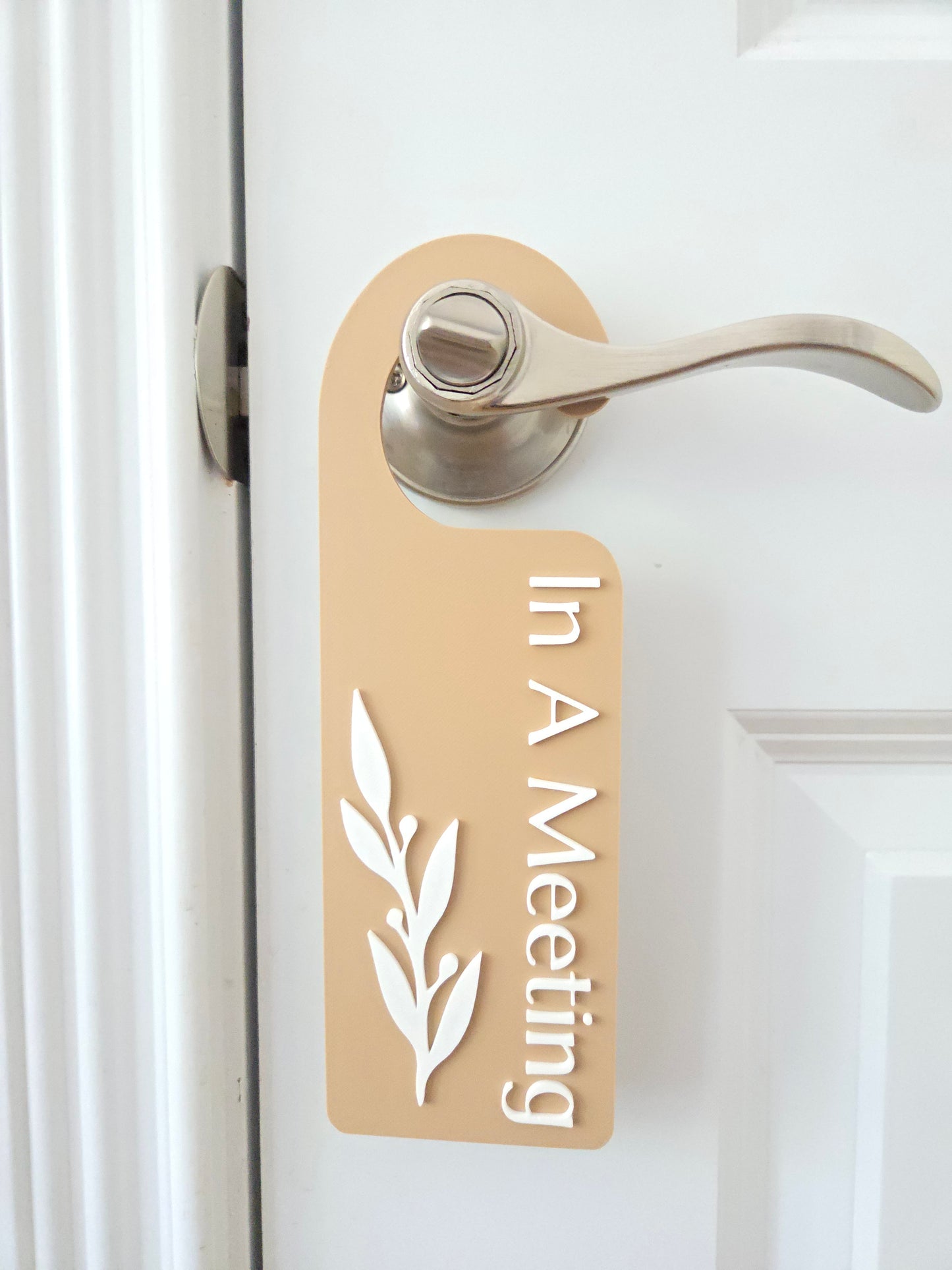 In A Meeting Door Hanger