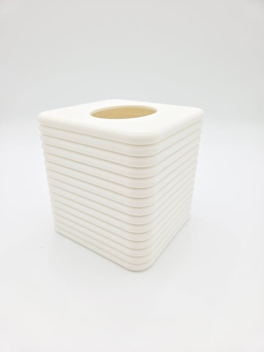 OUTLET: Bubble Tissue Cover White