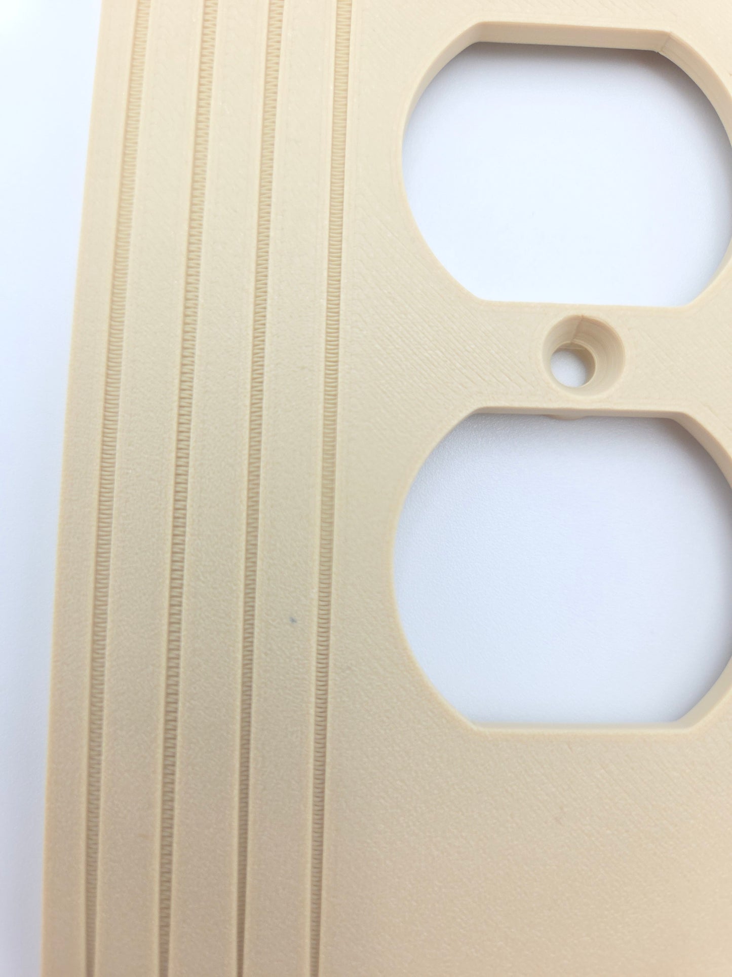 OUTLET: Duplex outlet arch light switch BEIGE