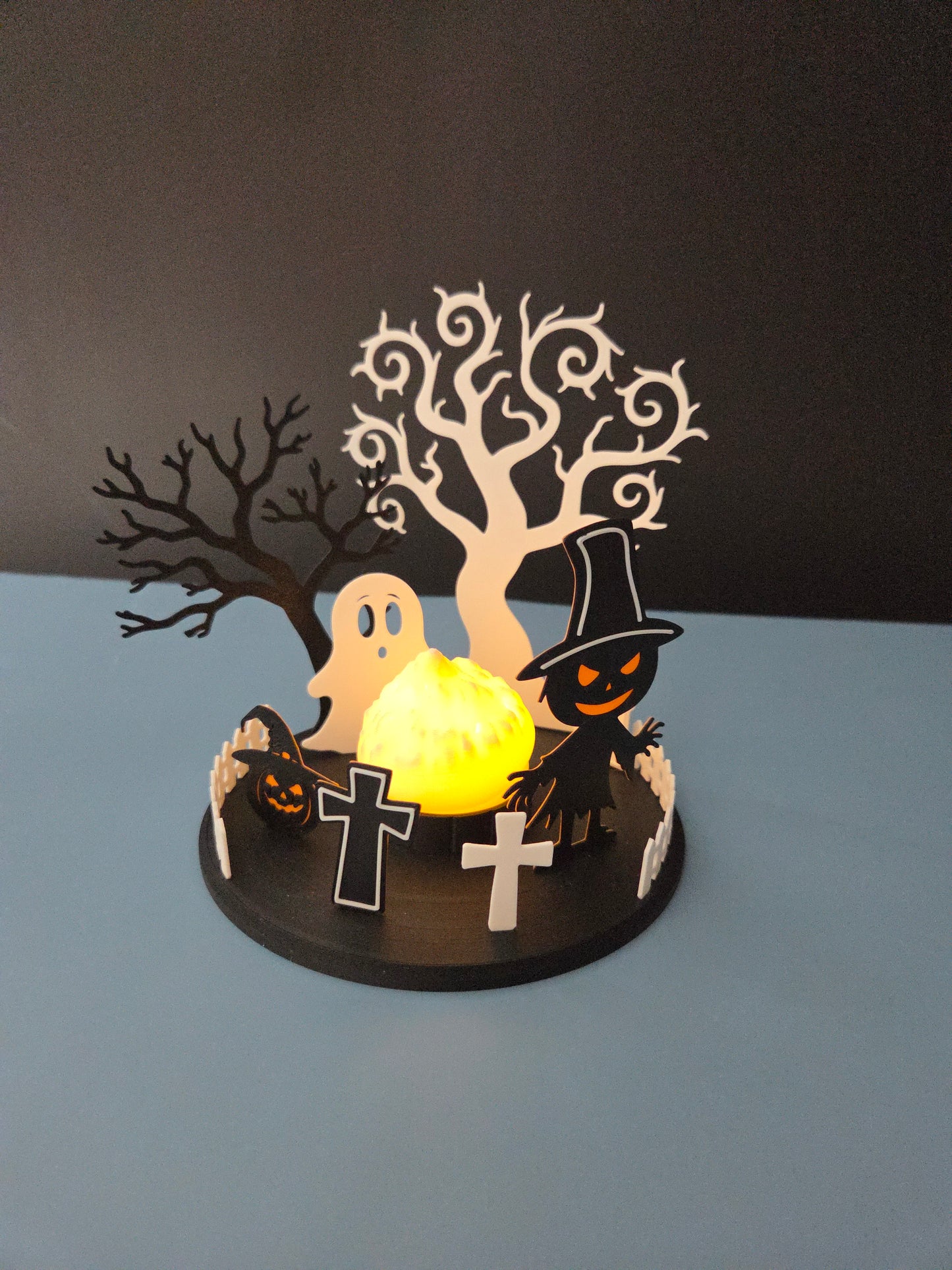Halloween Graveyard Diorama