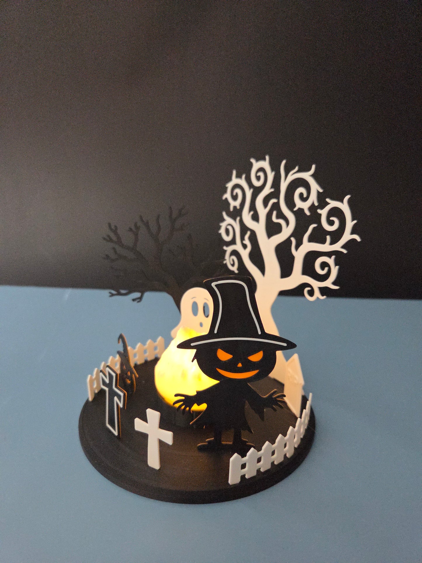 Halloween Graveyard Diorama