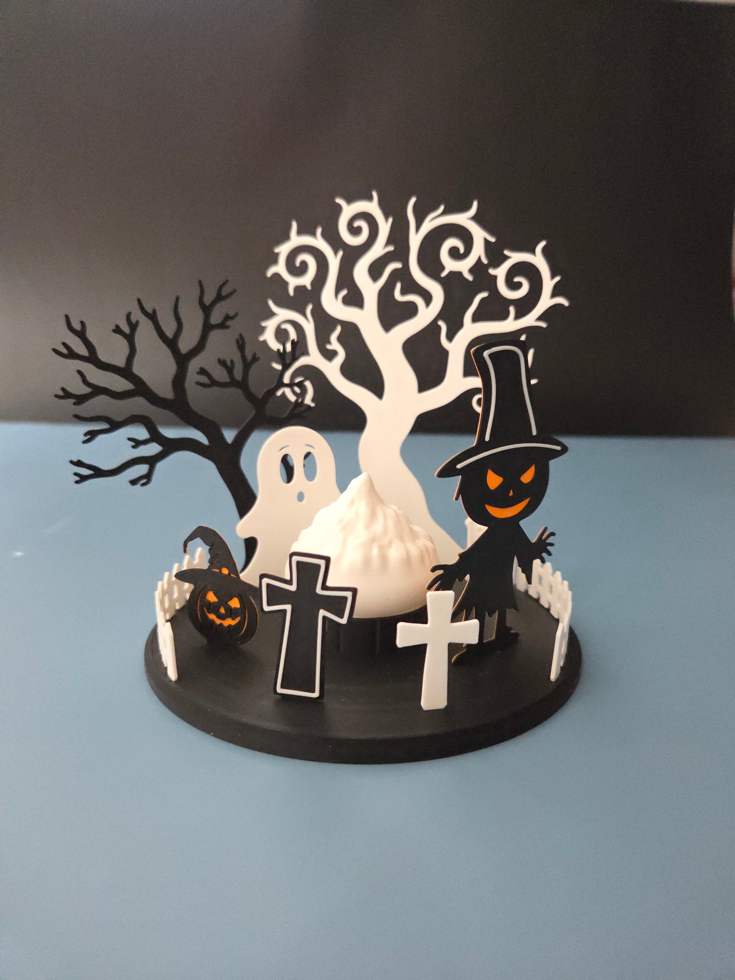 Halloween Graveyard Diorama