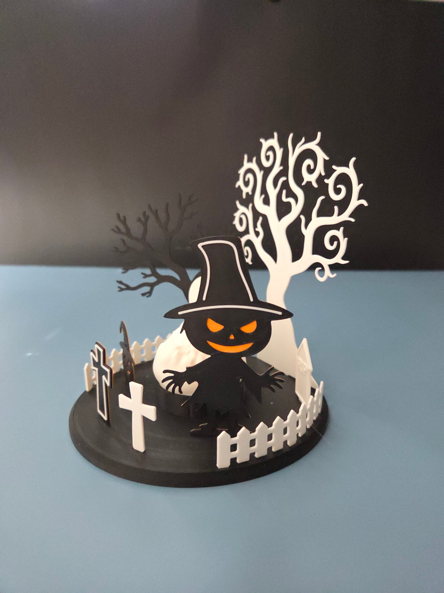 Halloween Graveyard Diorama