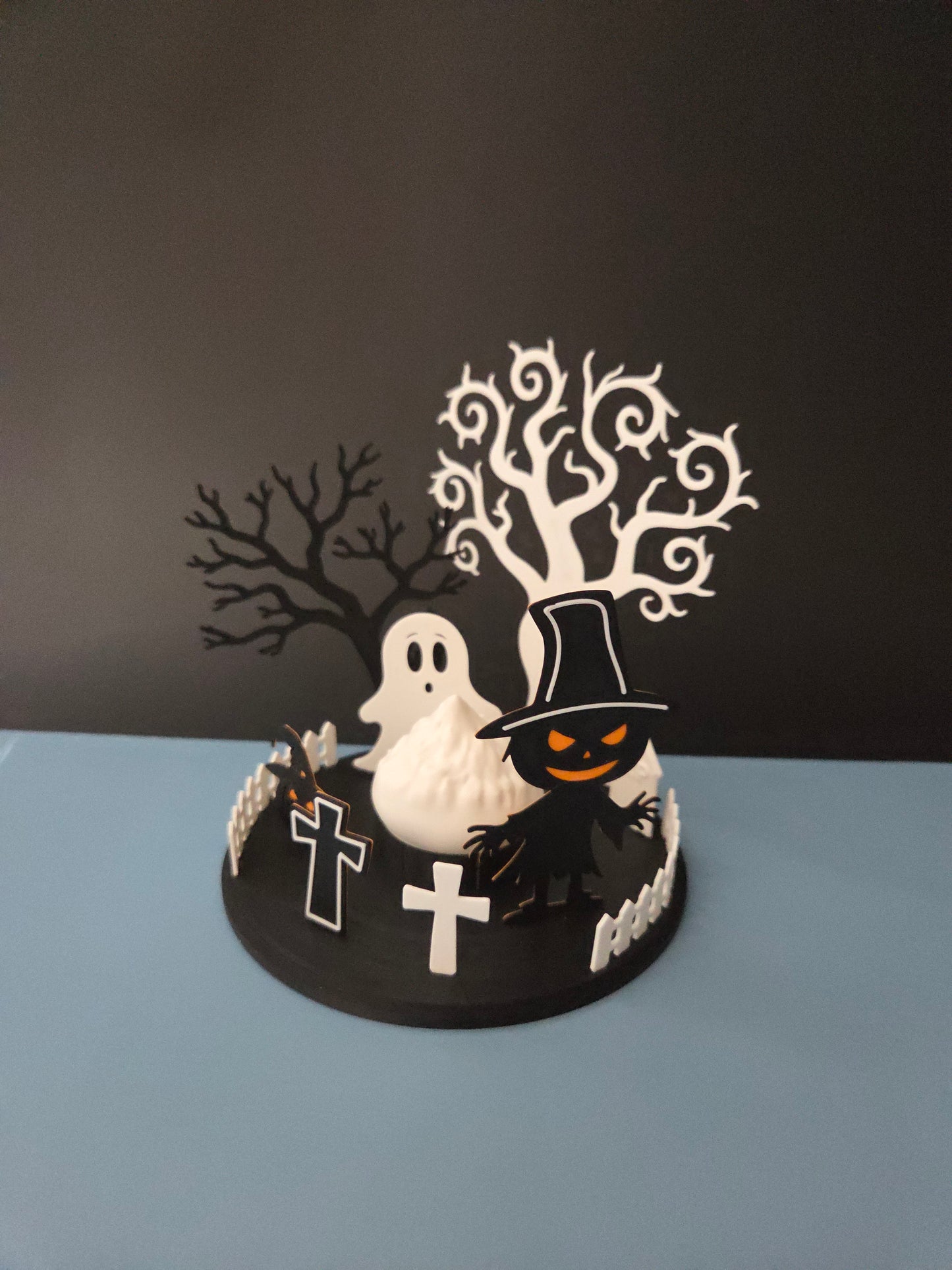 Halloween Graveyard Diorama