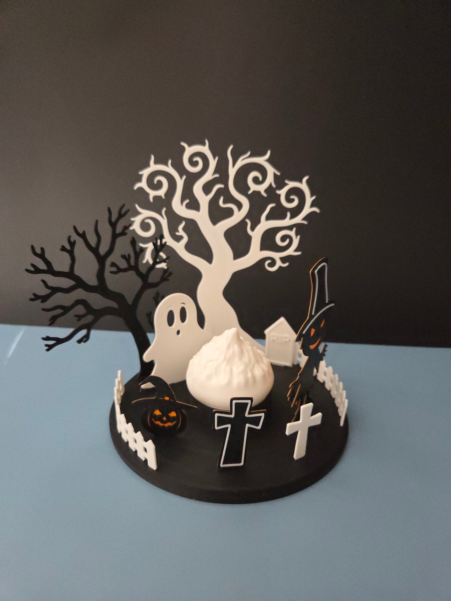Halloween Graveyard Diorama