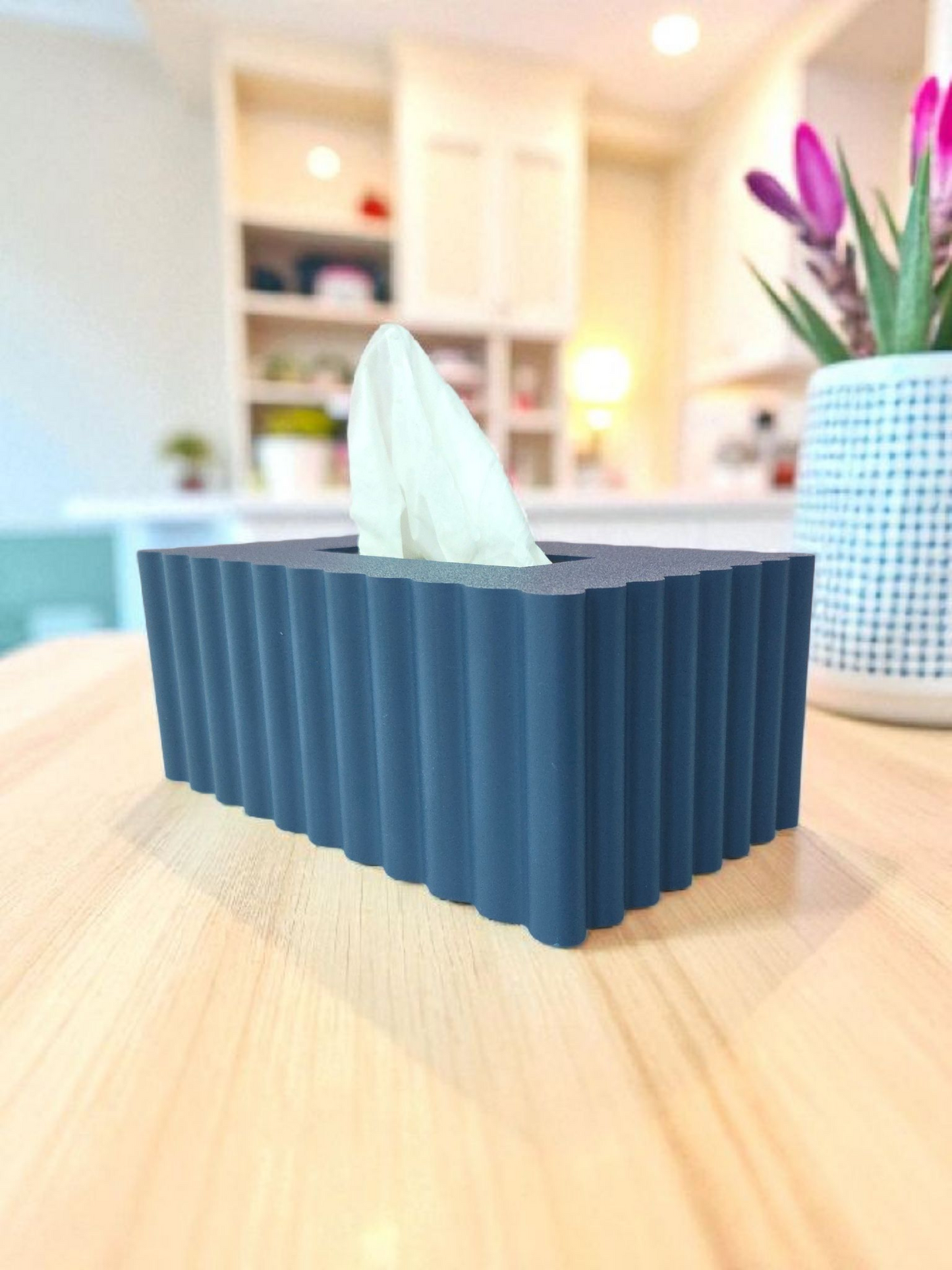 Ripple Tide Tissue Box Cover
