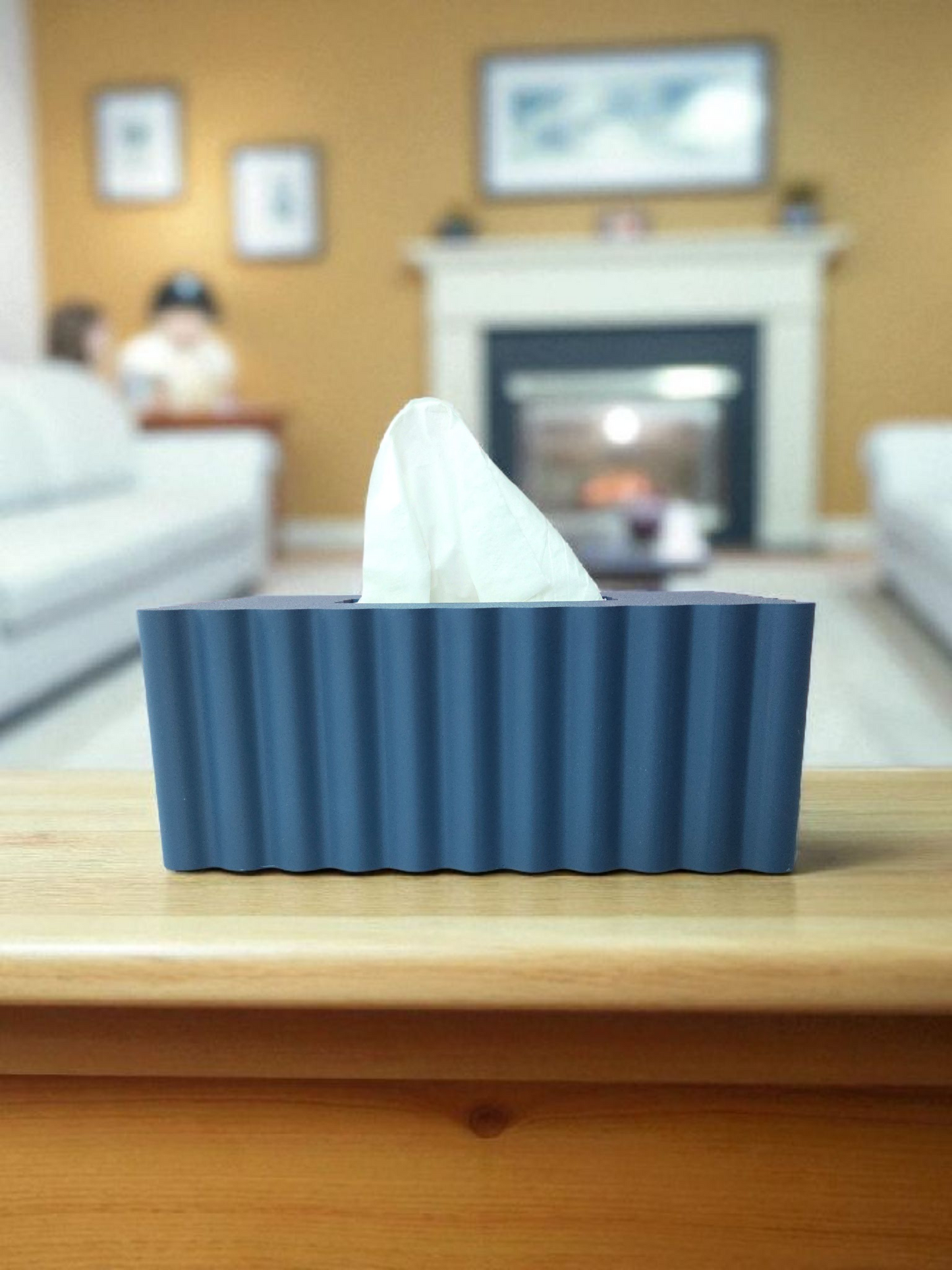 Ripple Tide Tissue Box Cover