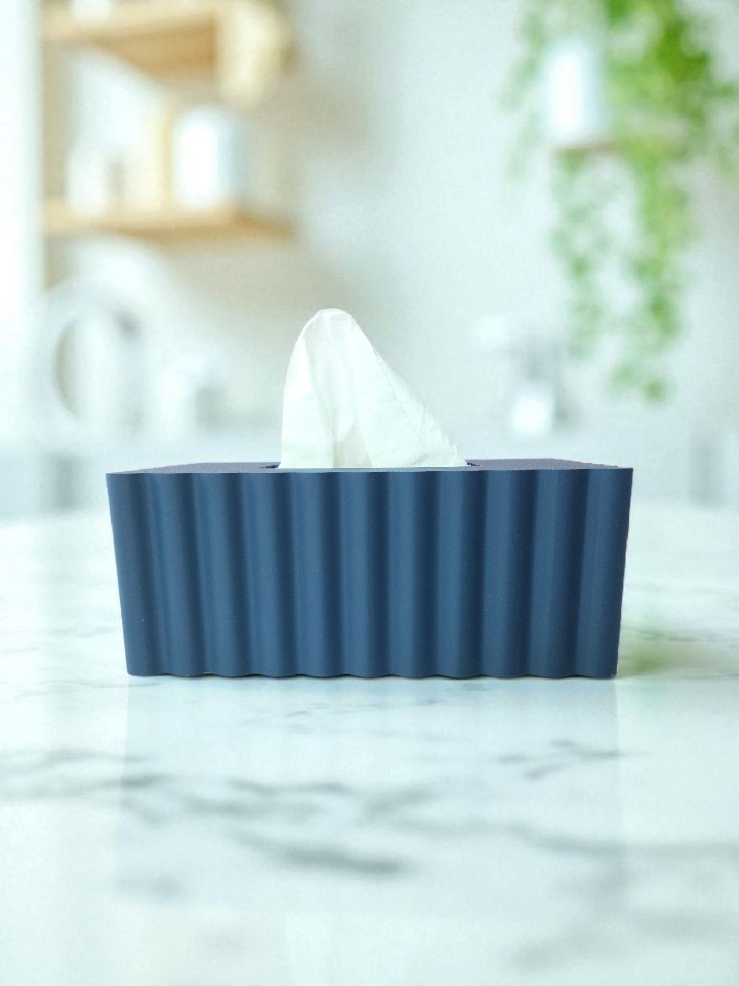 Ripple Tide Tissue Box Cover
