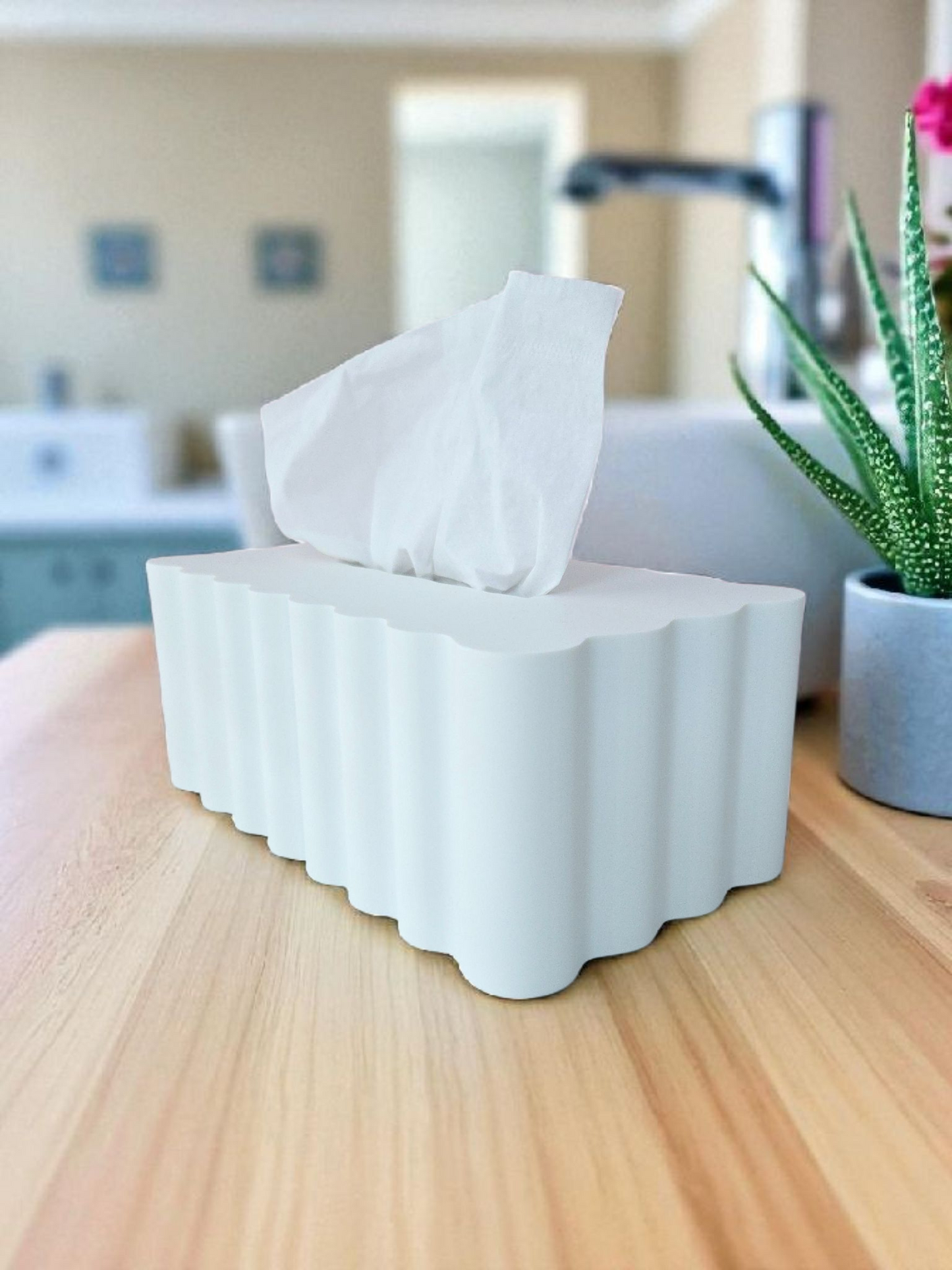 Smooth Ripple Tissue Box Cover