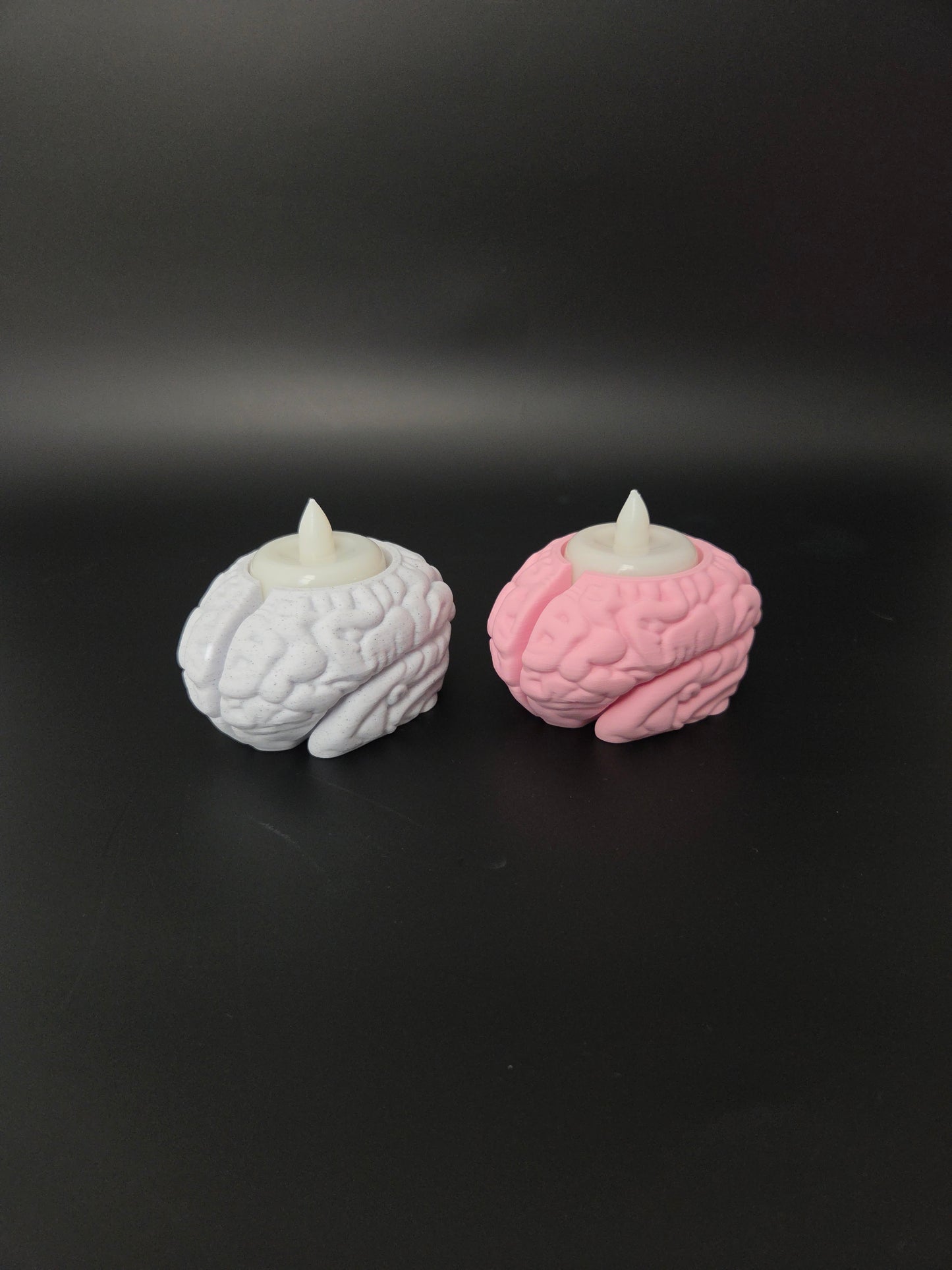 Brain Candle Holder – Halloween LED Tea Light Holder