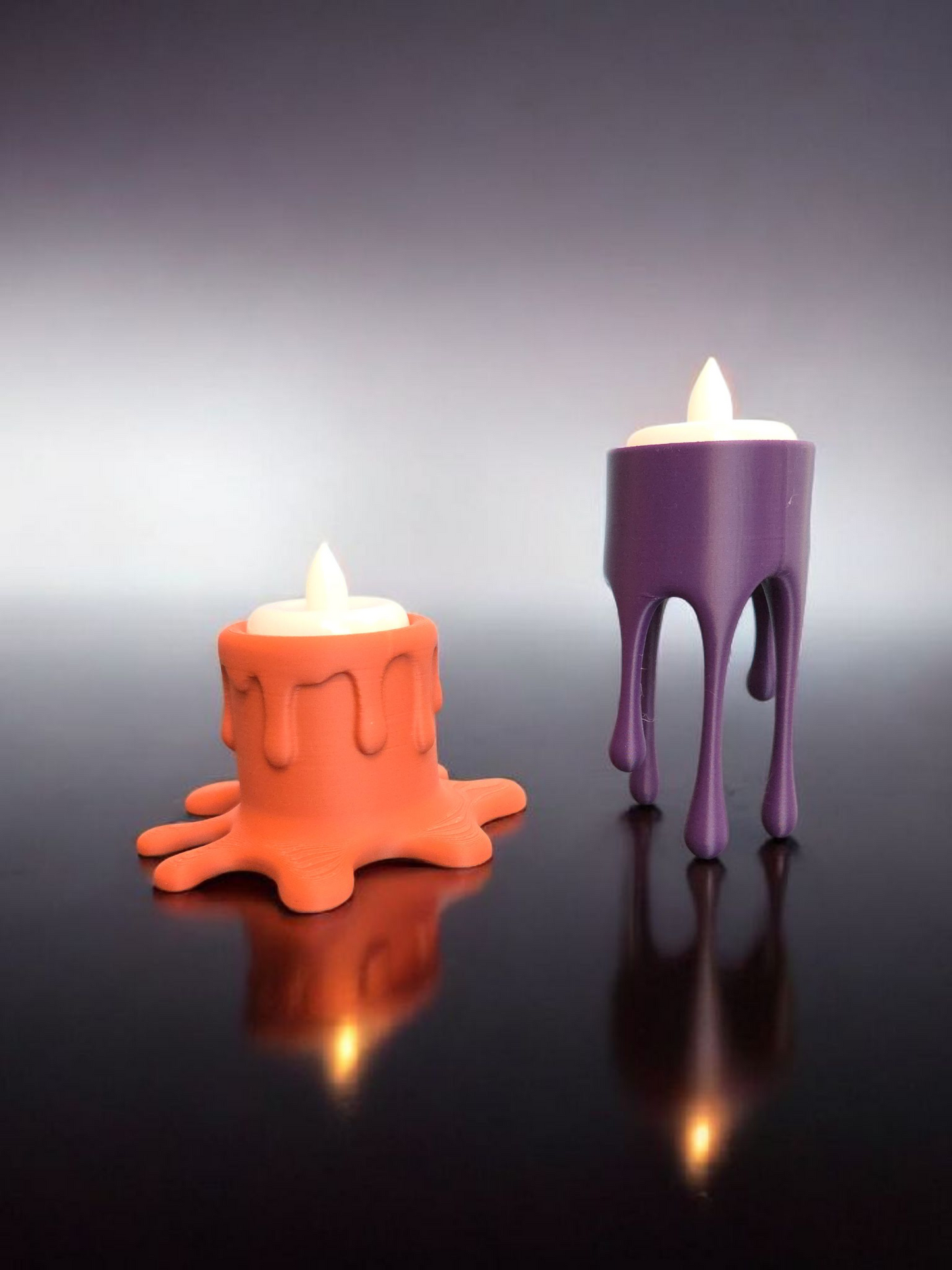 Dripping LED Candle Holders