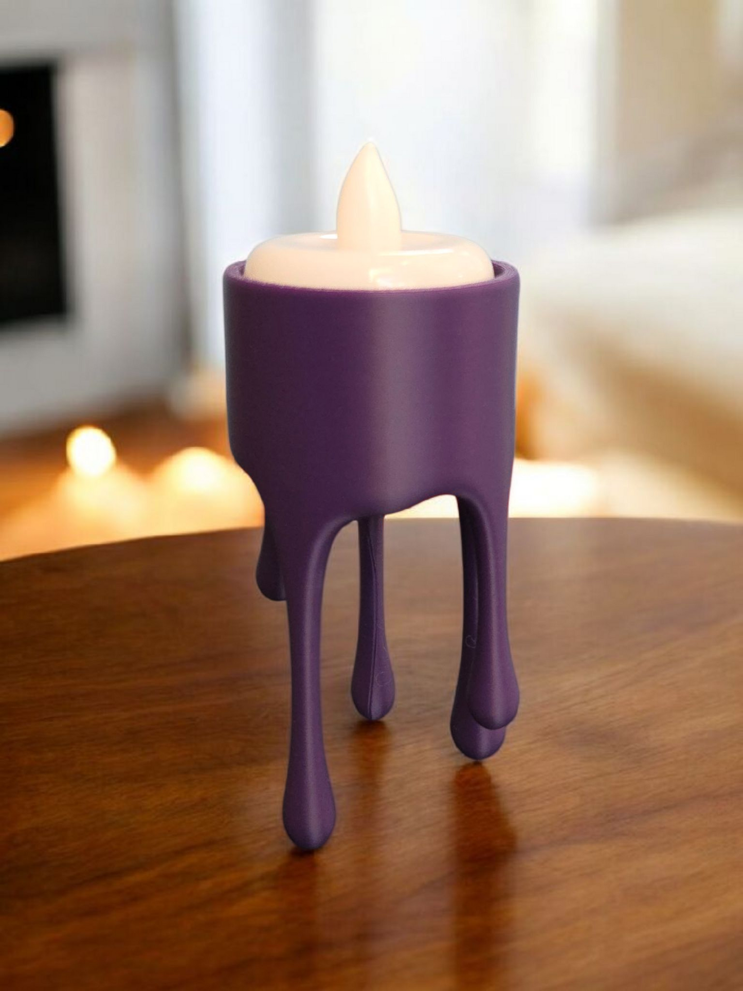 Dripping LED Candle Holders