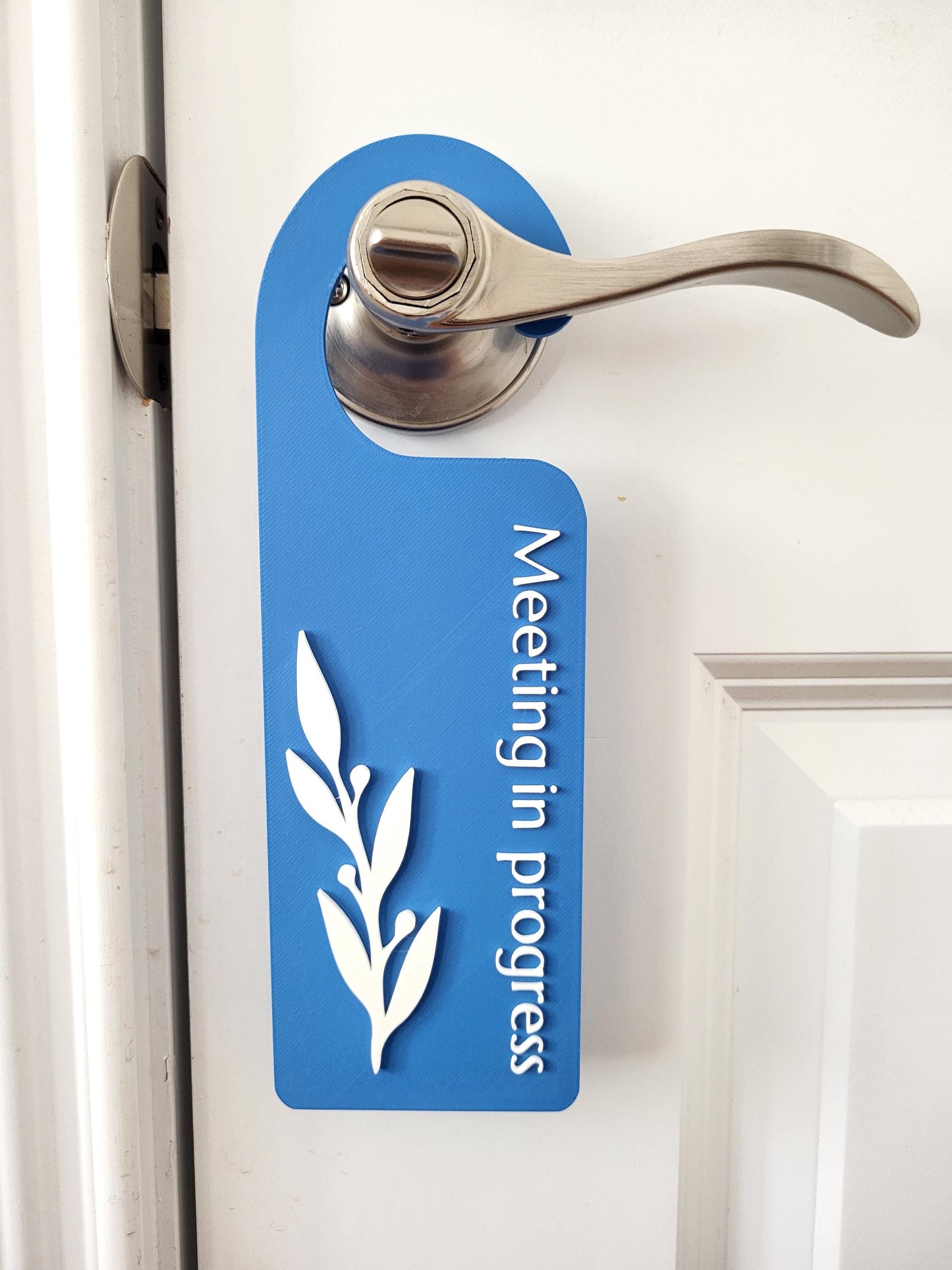 Door Handle Sign, Do Not Disturb Sign, Office Door Signs, Privacy Signage, Office & Home Workspace Sign