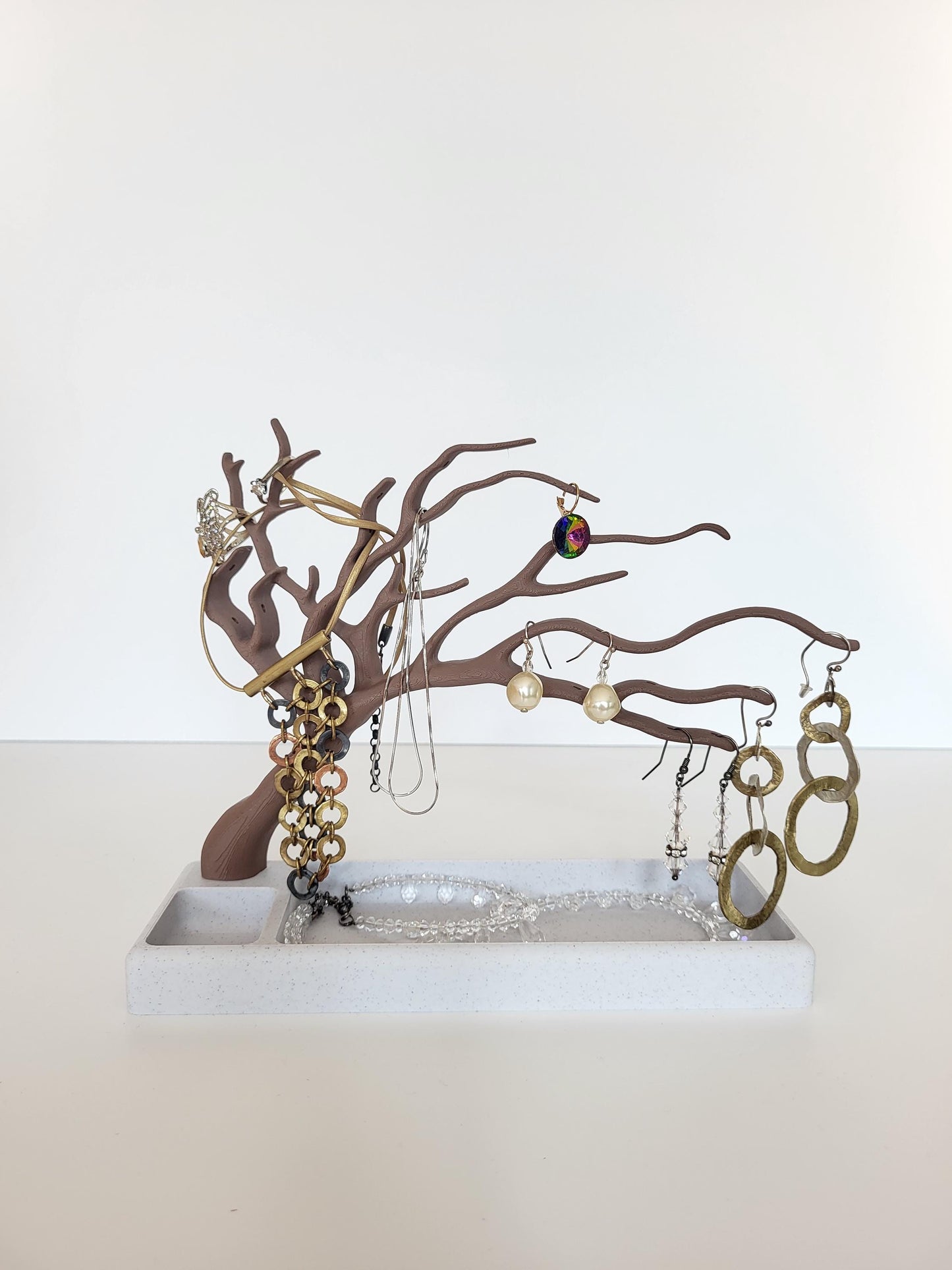 Jewelry Organizer, Earing Rack, Necklace holder, Teenage Girl Gift, Bracelet Stand, Bonsai Tree Ornament Stand for Rings, Jewelry Tree Stand