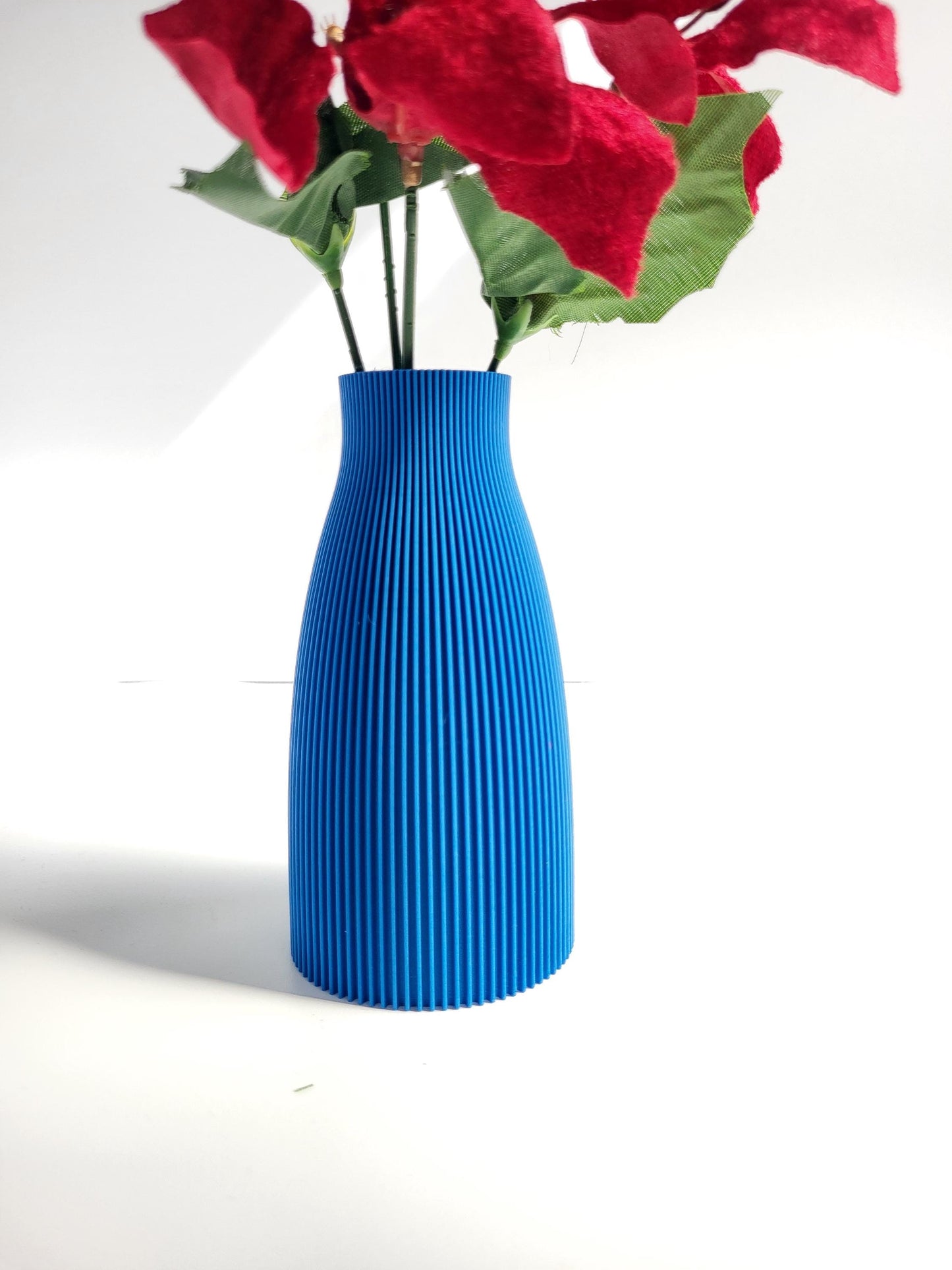 Minimalist 3d Printed Vase For fresh & Artificial Flowers, Unique Flower Vase, Home Decor, Gift for Mo, Bottle Shaped Vase