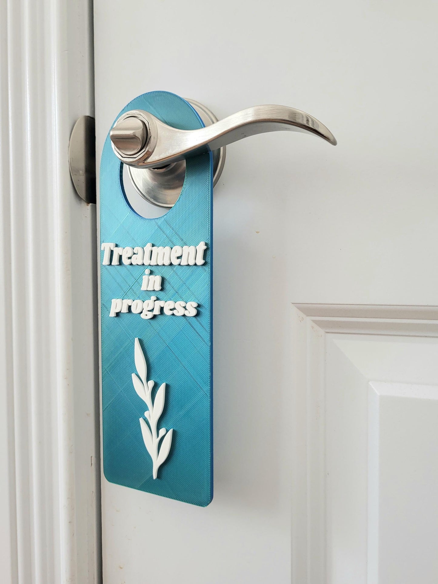 For Beauty Salons, Lash Technicians, Spas, Do Not Disturb Sign, Office Door Signs, Privacy Signage, Treatment in Progress Sign, Door Hanger