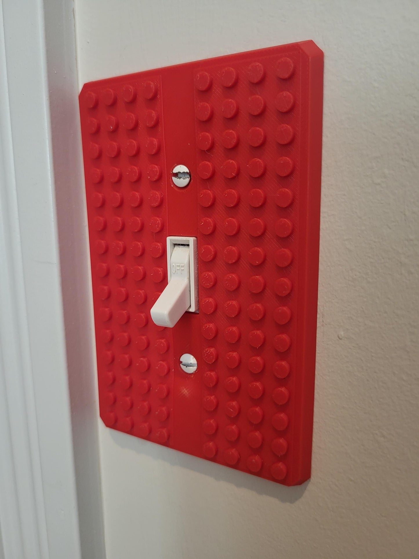 Light Switch Cover Compatible With Bricks For Kids Room, Fun and Custom Wall Plate Cover, Room and Home Decor, Unique Switch Plate Design
