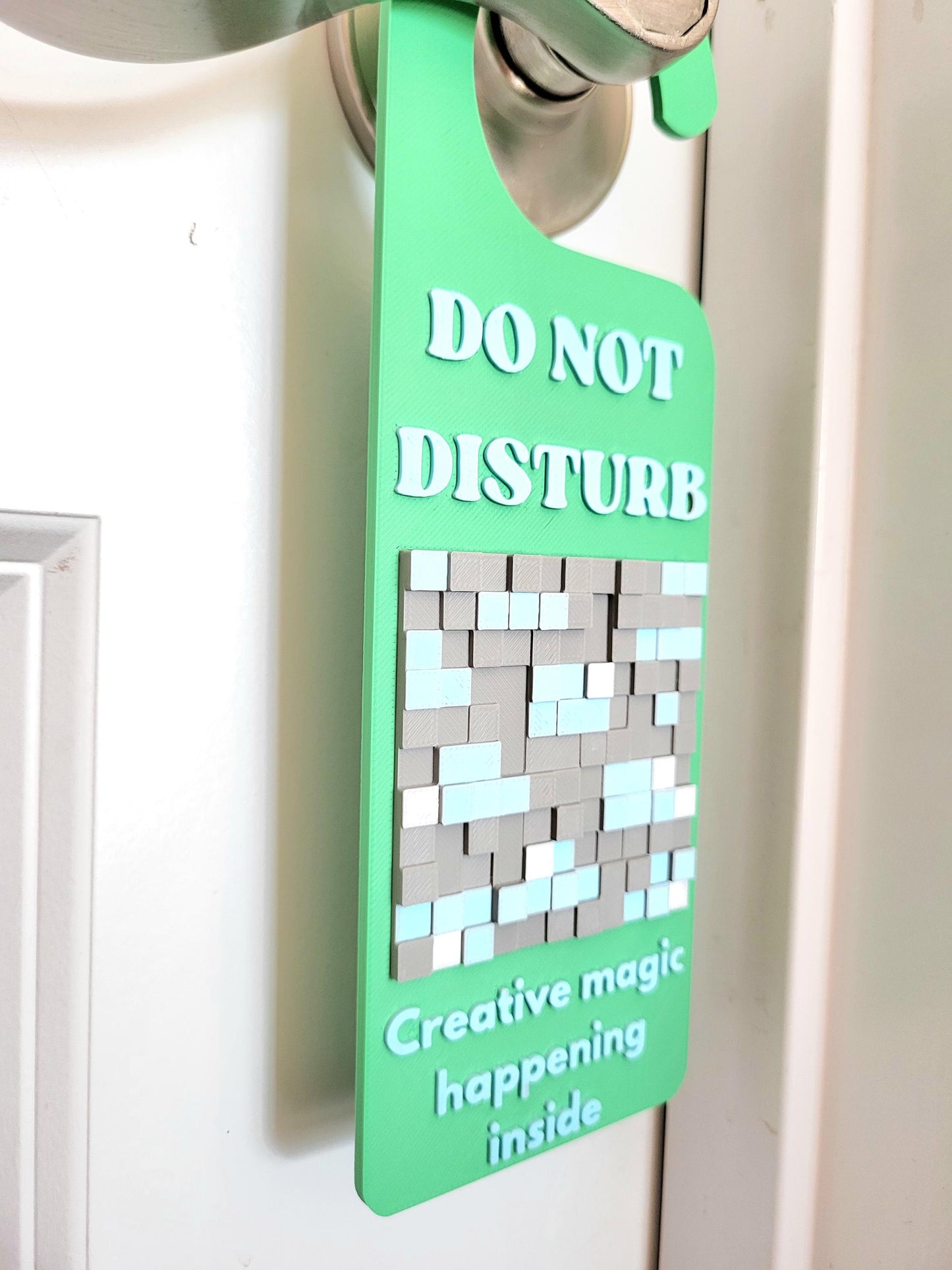 Gaming Inspired Do Not Disturb Door Hanger - Do Not Disturb Sign for Gamers, Privacy Signage, For Kids, Teenagers, Gaming Zone Sign