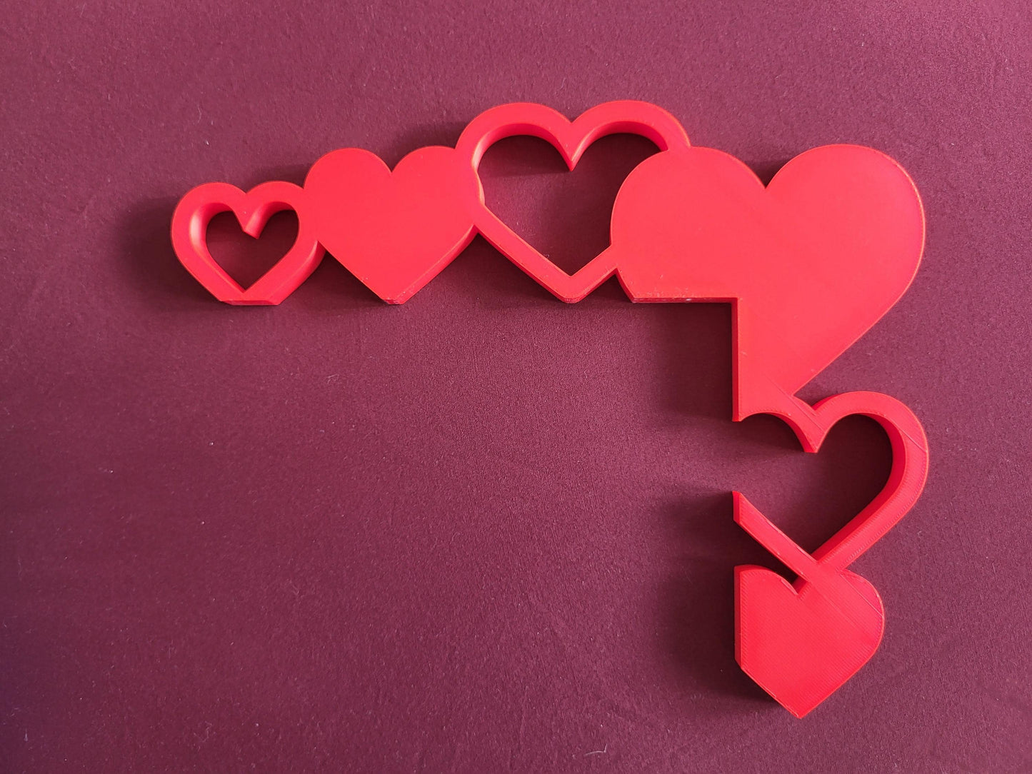 Hearts Door Topper - Valentine’s Day Door Corner, Valentine's Decor, Seasonal Decor, Valentines Day Themed Decor, Home Decor, Door Trim
